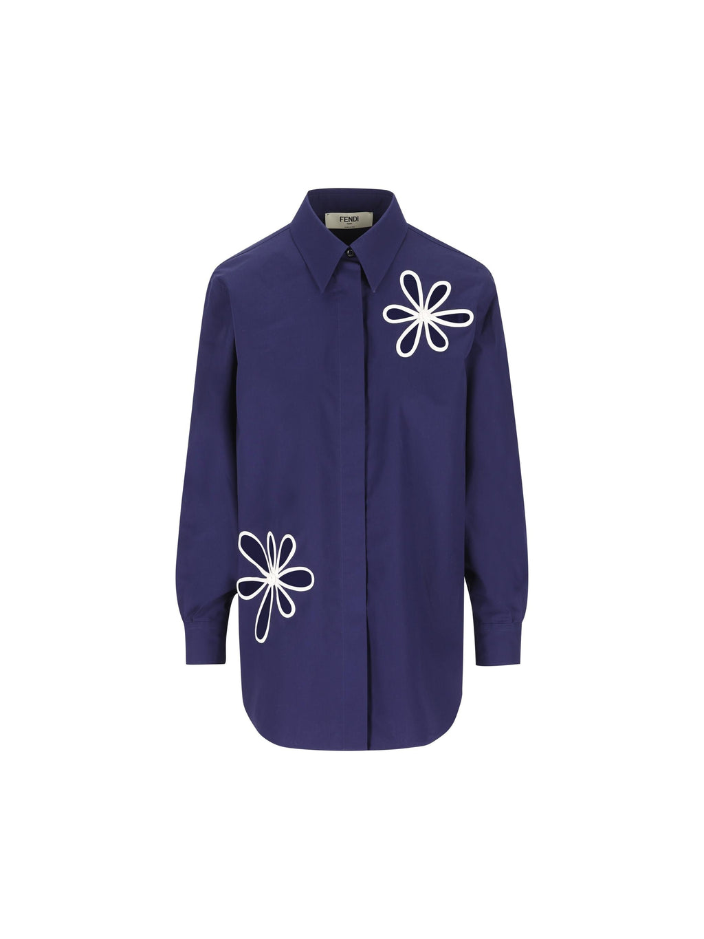 Camicia In Popeline Fendi – Гарантія оригінальності – боковий вид