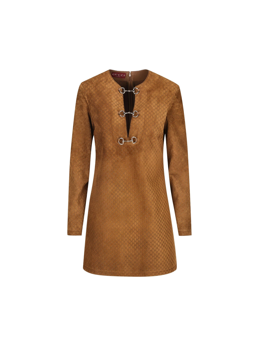 Suede Leather Dress Gucci оригінал – Купити в Україні – боковий вид