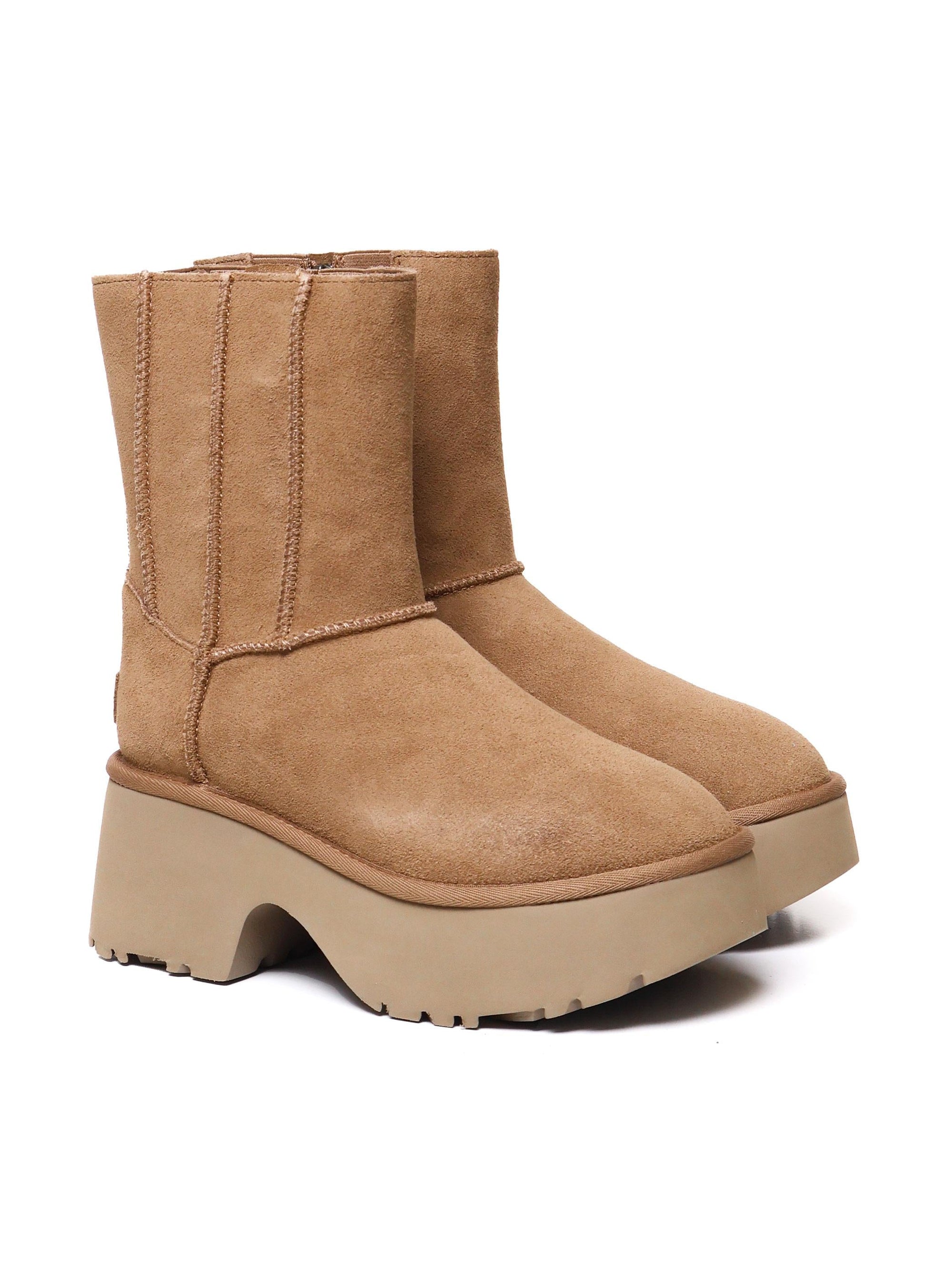 Оригінальна Twin Seam New Heights Boots In Suede Ugg – вид ззаду