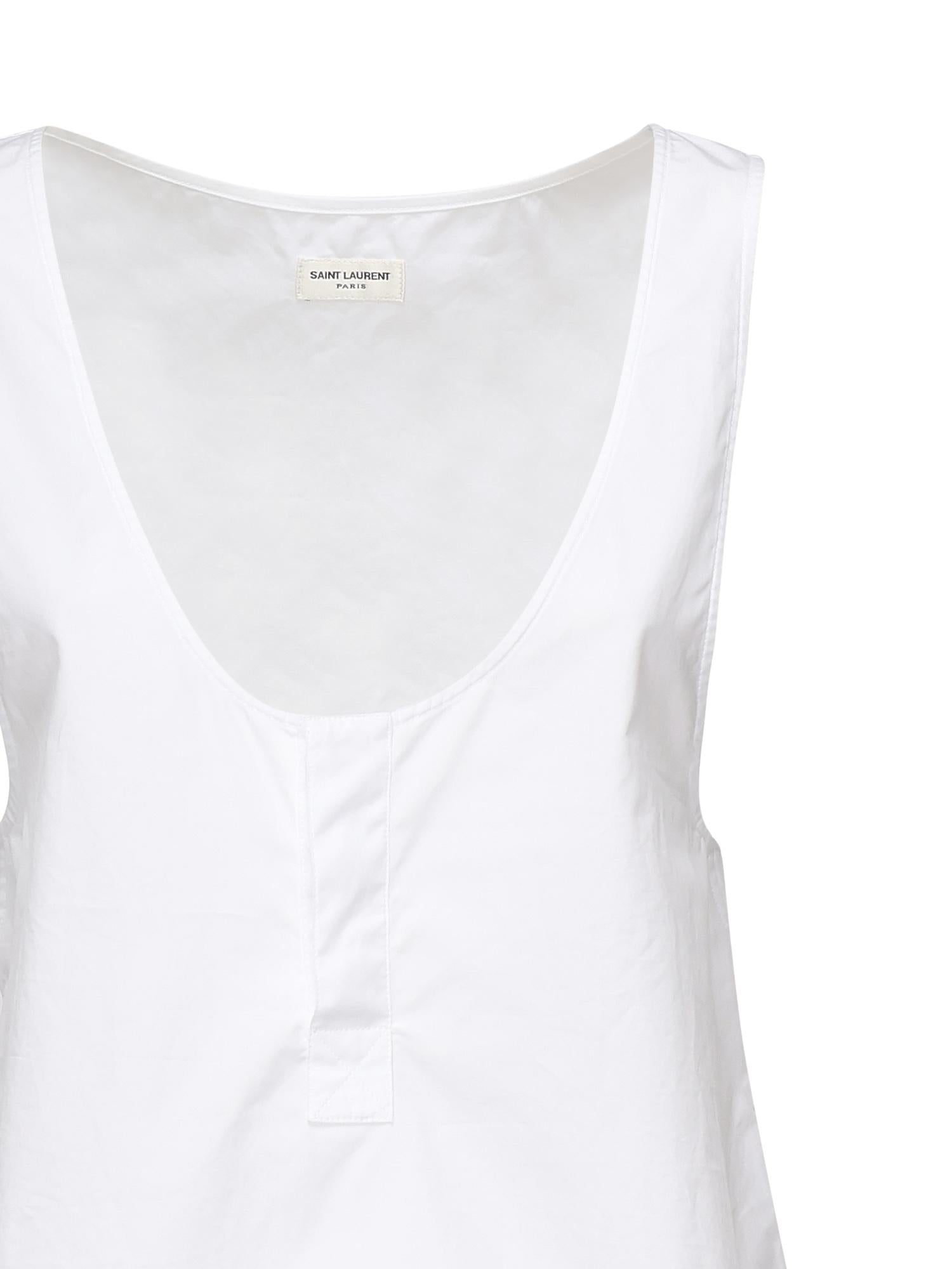 Tank Top Henley Saint laurent оригінал – Купити в Україні – вид ззаду