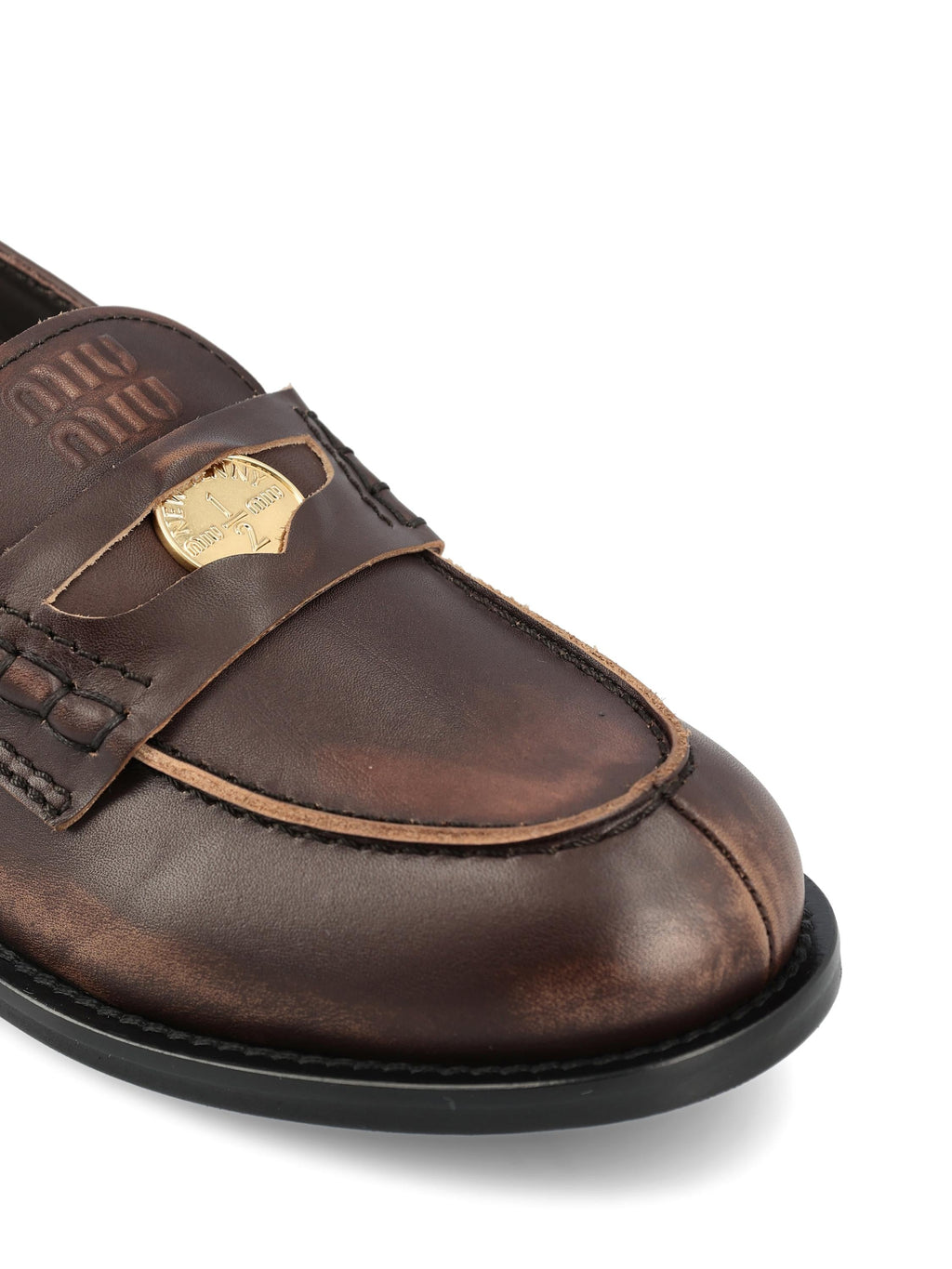 Оригінальна Leather Loafers Miu miu – збільшений вид