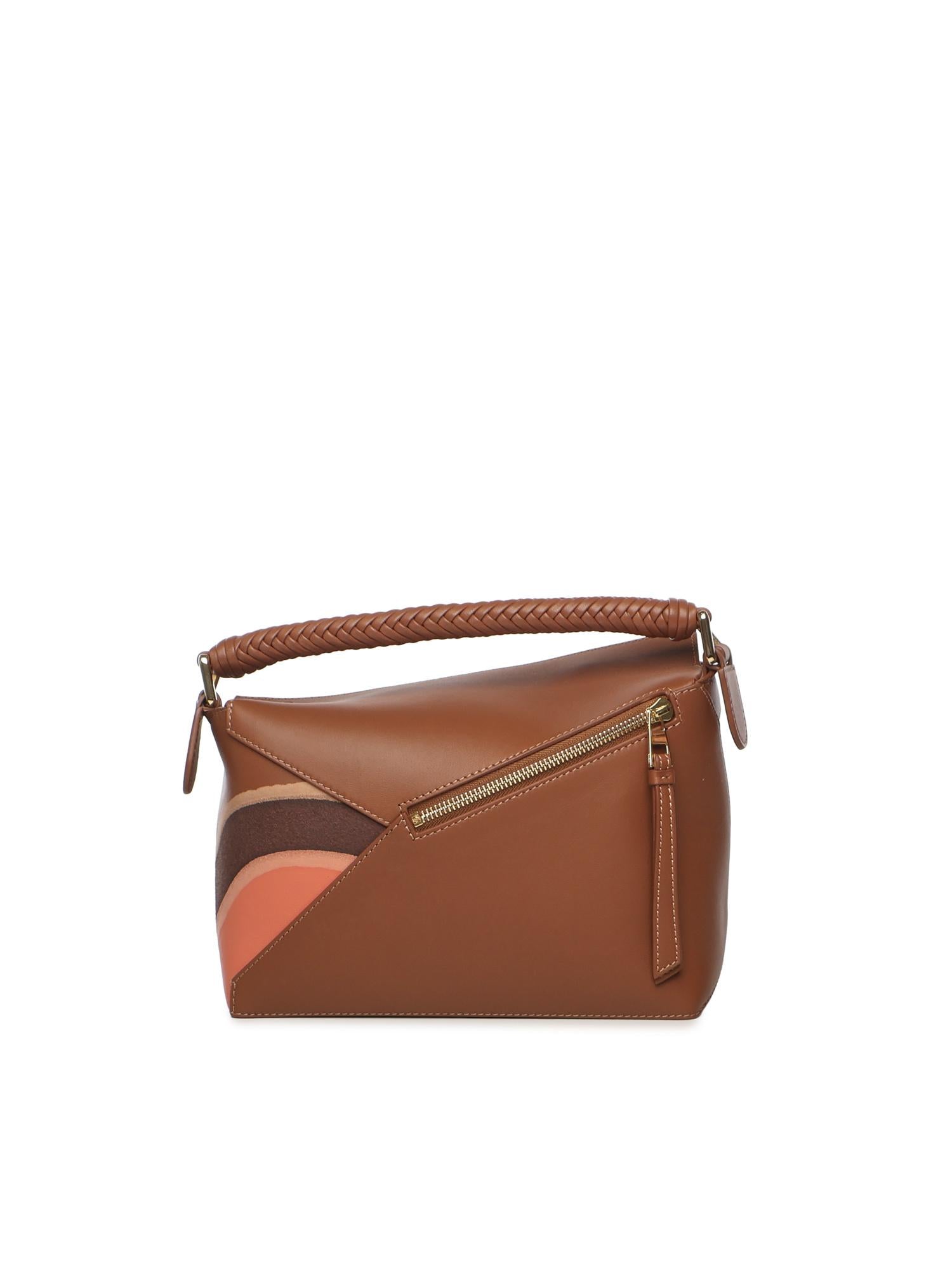Borsa Puzzle Edge Landscape Piccola Loewe – Гарантія оригінальності – детальний вид