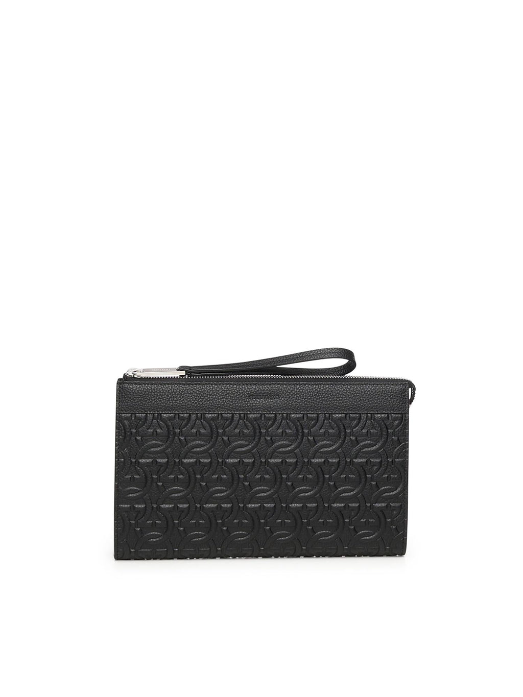 Pouch Con Goffratura Gancini Salvatore ferragamo оригінал – Купити в Україні – боковий вид