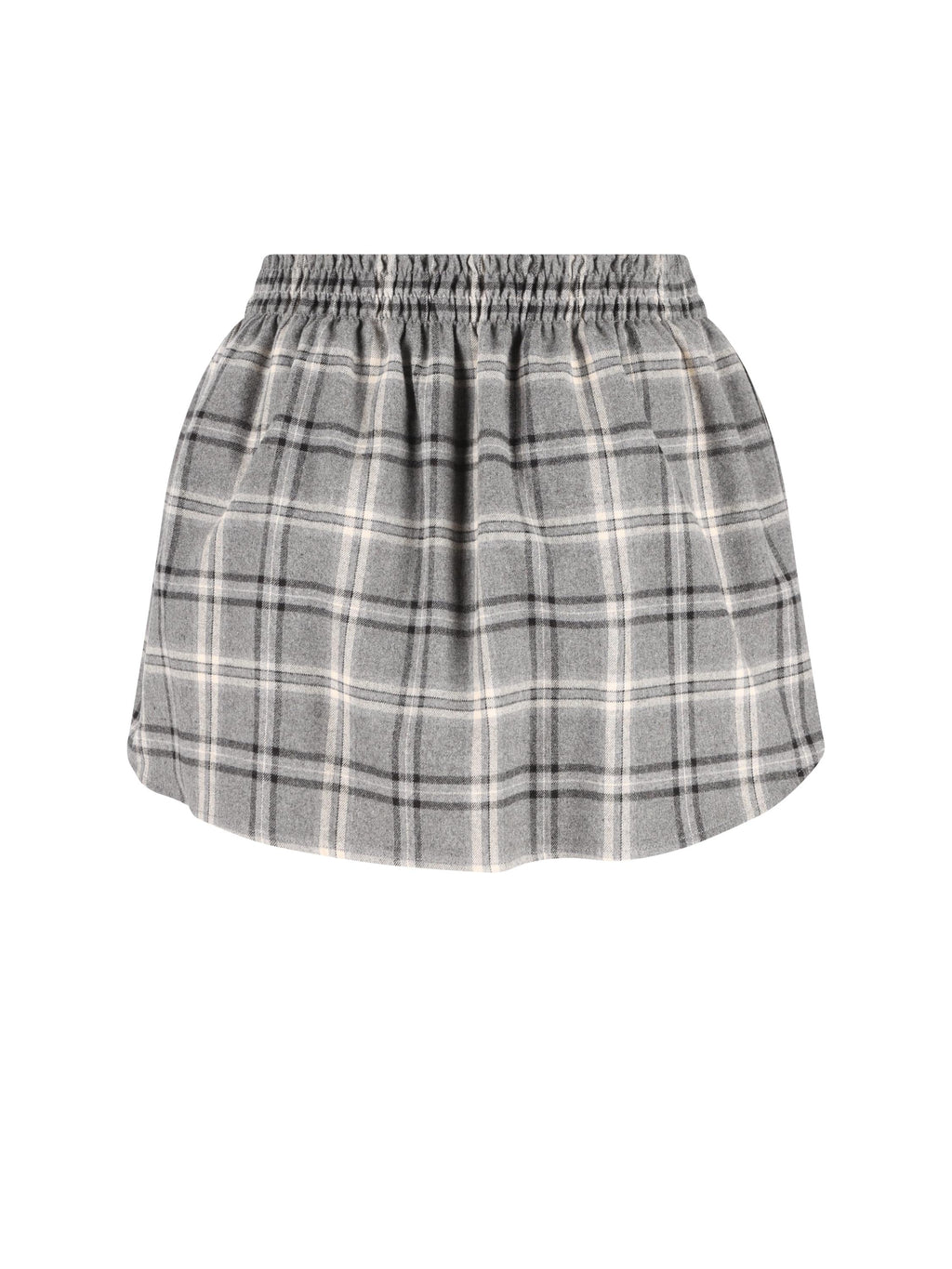 Mini Skirt In Check Flannel Miu miu оригінал – Купити в Україні – вид ззаду