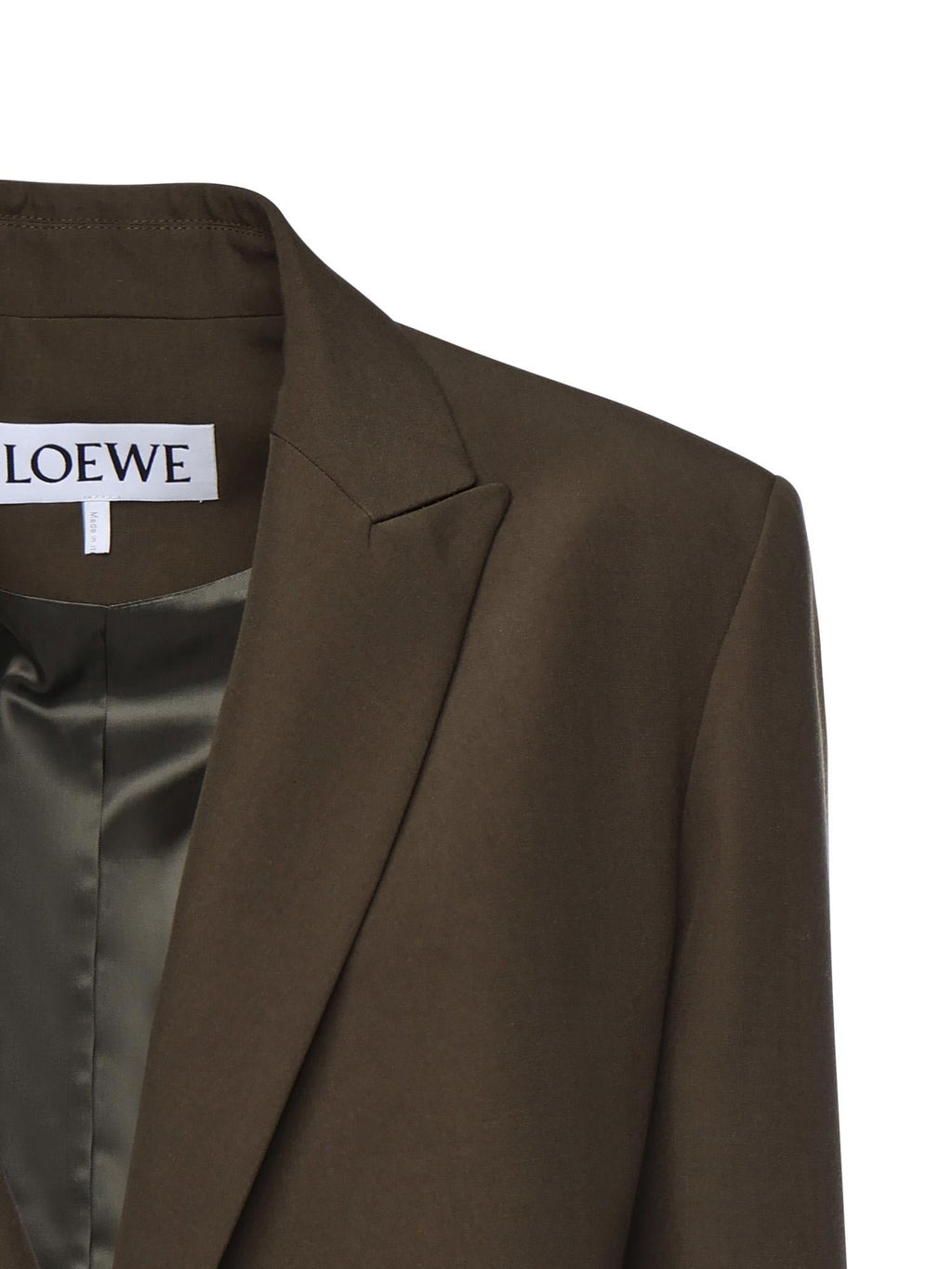Giacca Drappeggiata In Lana Loewe оригінал – Купити в Україні – вид ззаду