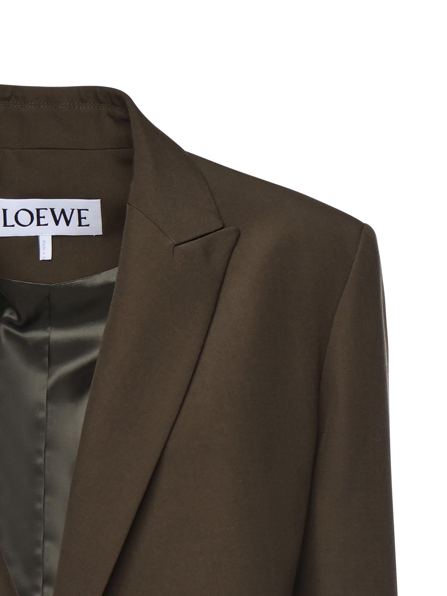 Giacca Drappeggiata In Lana Loewe оригінал – Купити в Україні – вид ззаду