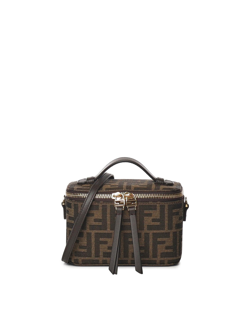 Minibag In Tessuto Ff Jacquard Fendi – Гарантія оригінальності – боковий вид