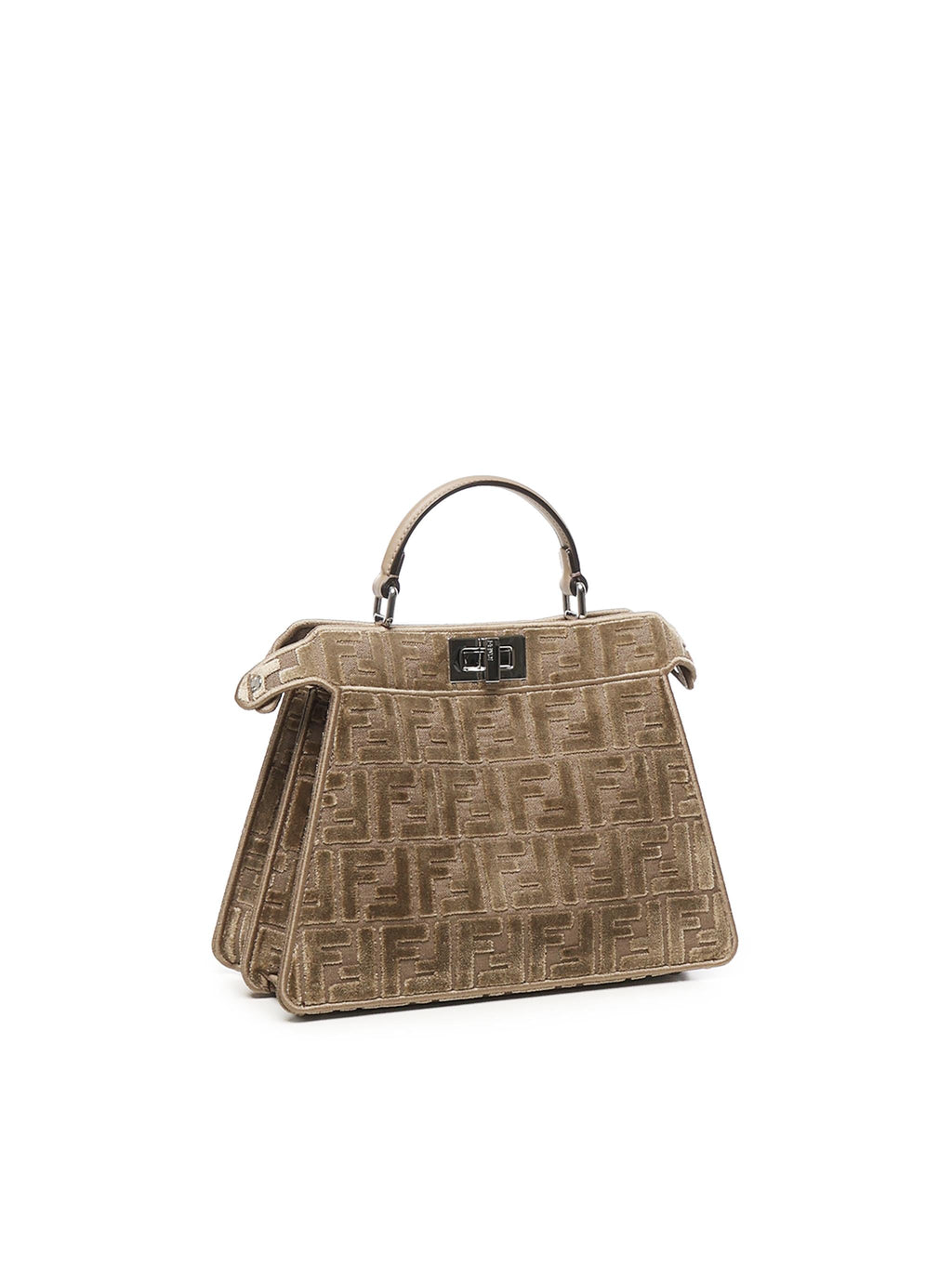 Borsa Peekaboo Small Ff Jacquard Fendi – Гарантія оригінальності – вид ззаду