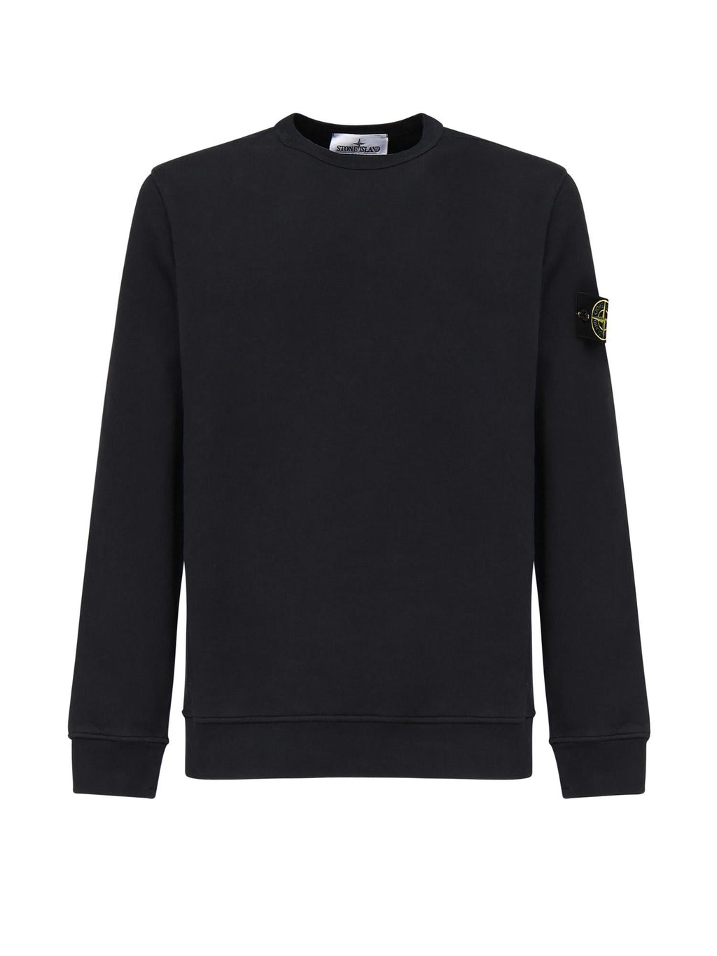 Оригінальна Felpa Girocollo Con Logo Stone island – боковий вид