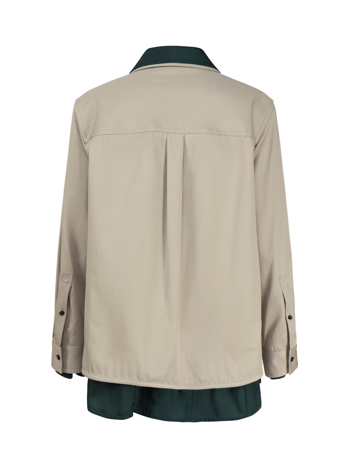 Camicia In Twill DI Cotone Doppio Strato Bottega veneta – Гарантія оригінальності – детальний вид
