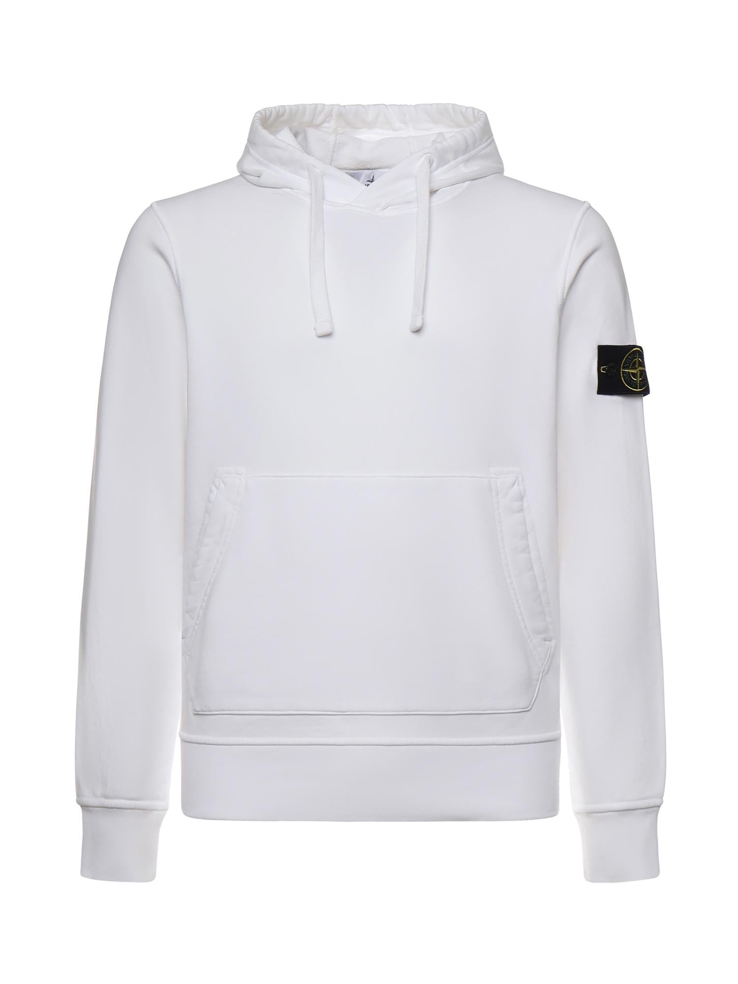 Felpa Con Logo In Cotone Stone island – Гарантія оригінальності – боковий вид