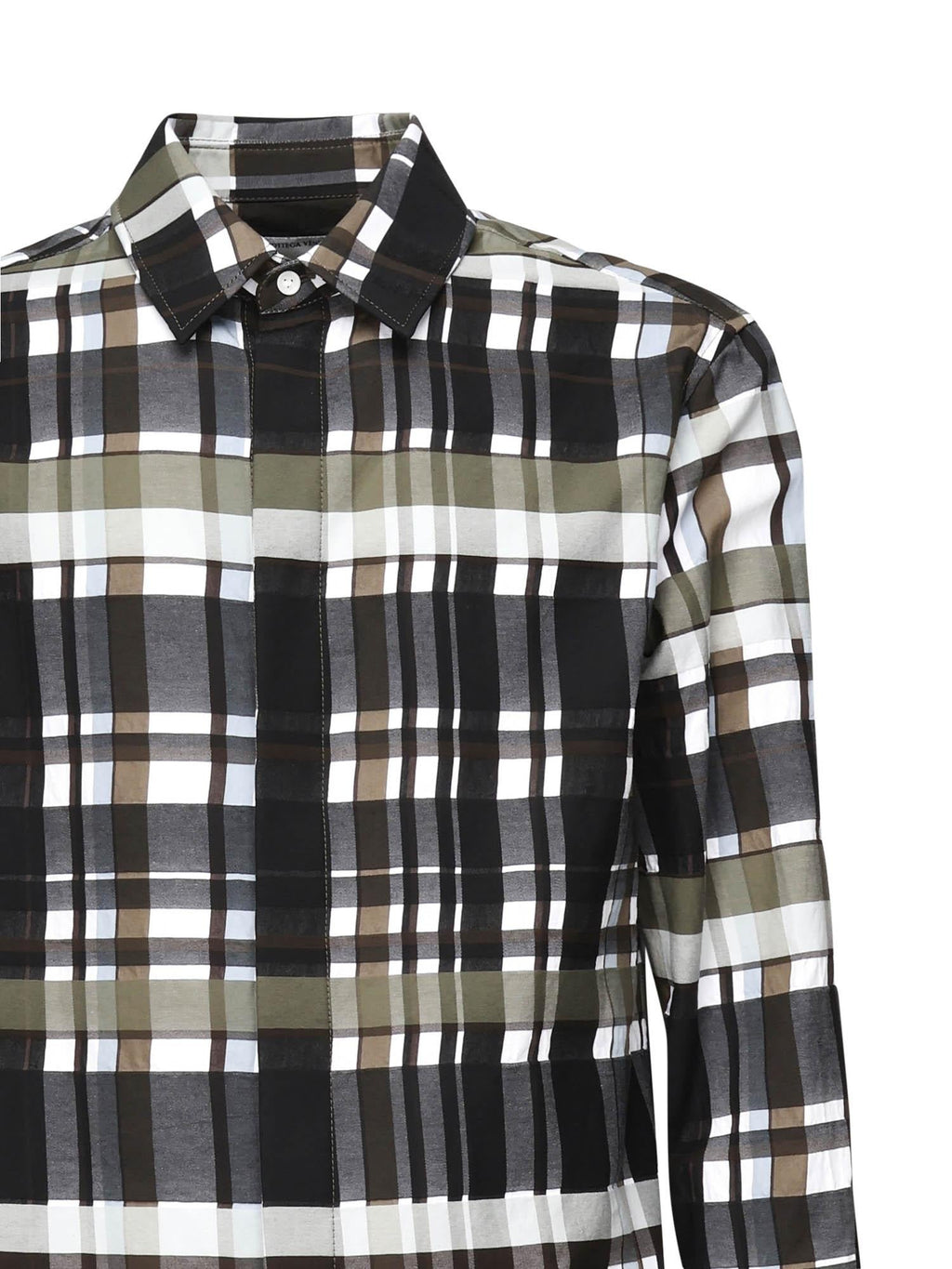 Camicia Check In Cotone Bottega veneta – Гарантія оригінальності – вид ззаду