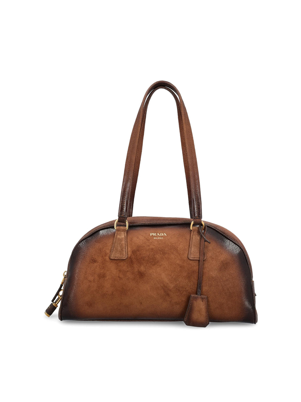Medium Bowling Bag Prada – Гарантія оригінальності – боковий вид