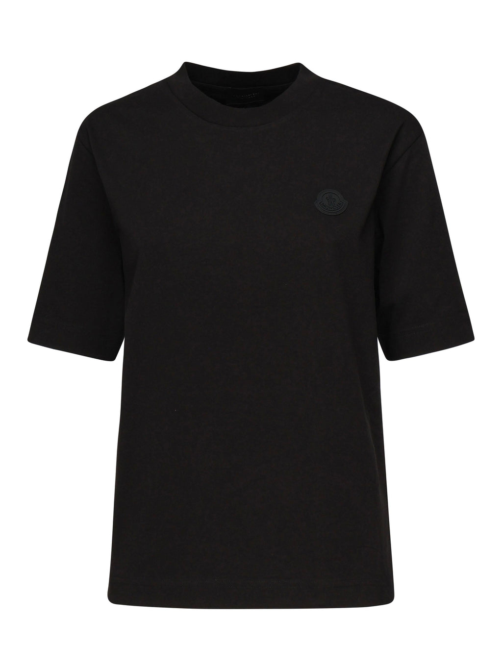 Оригінальна T-Shirt Con Patch Logato In Silicone Moncler – боковий вид