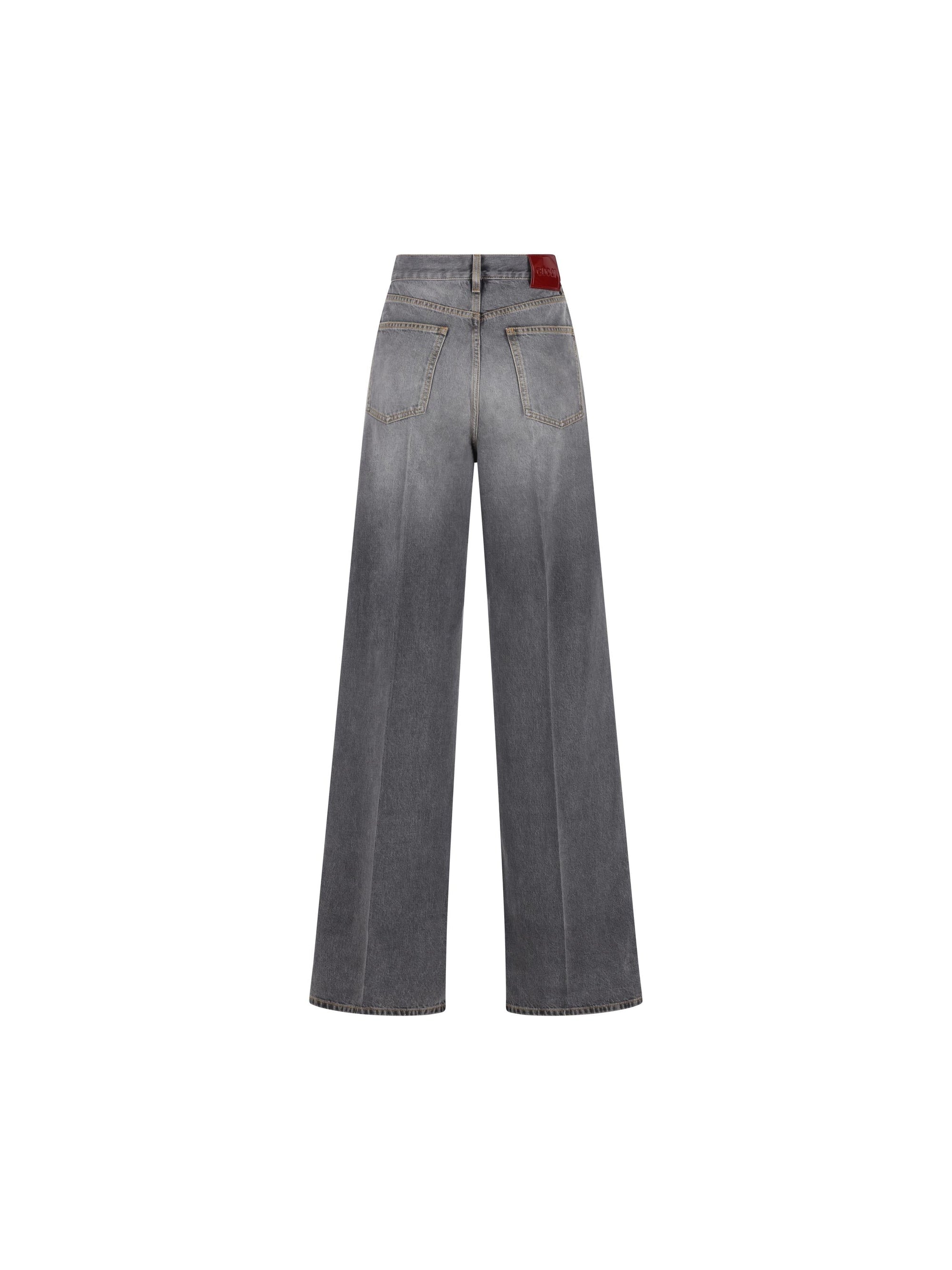 Denim Trousers Gucci – Гарантія оригінальності – вид ззаду