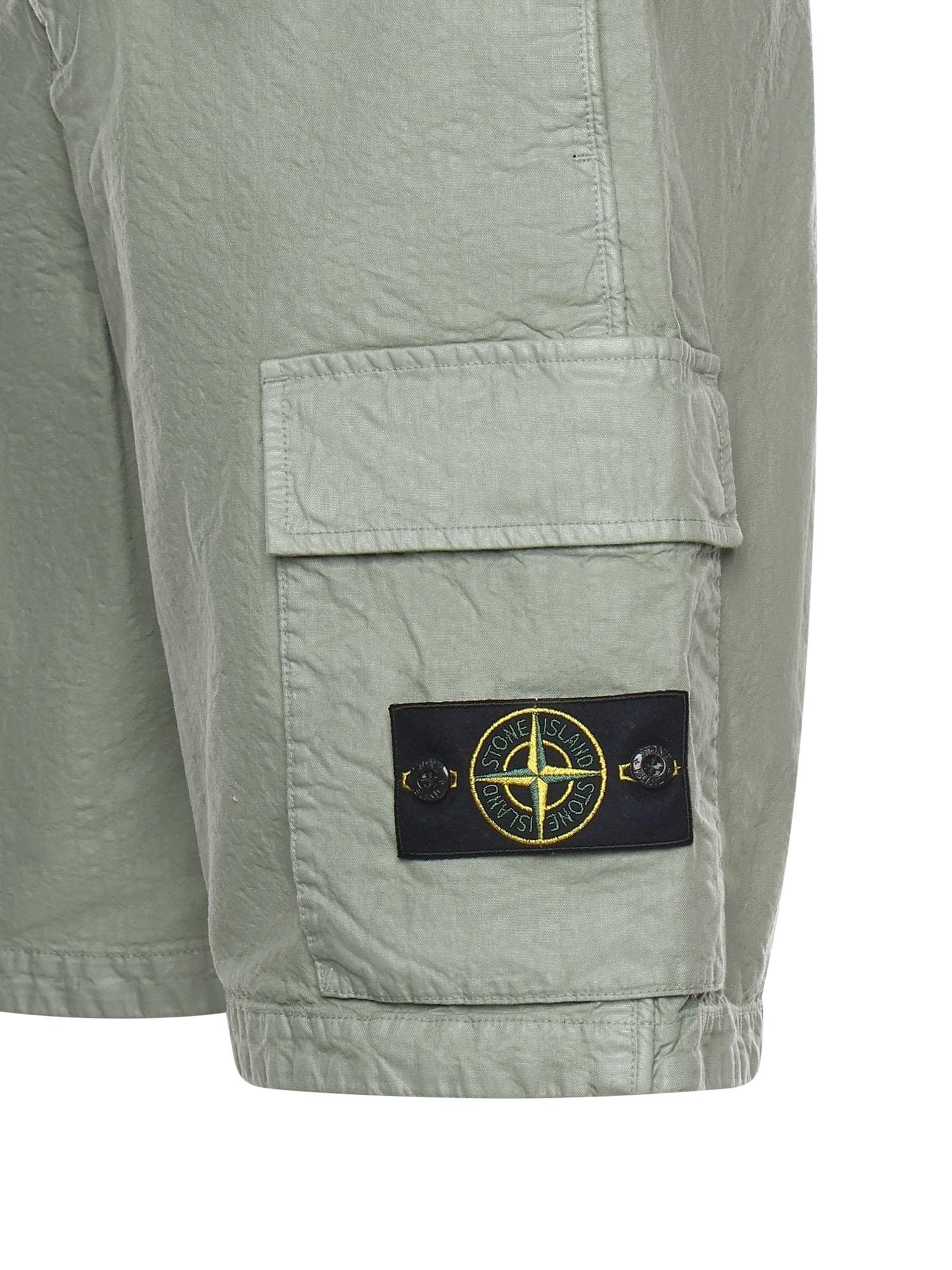 Bermuda Cargo In Nylon Stone island – Гарантія оригінальності – вид ззаду