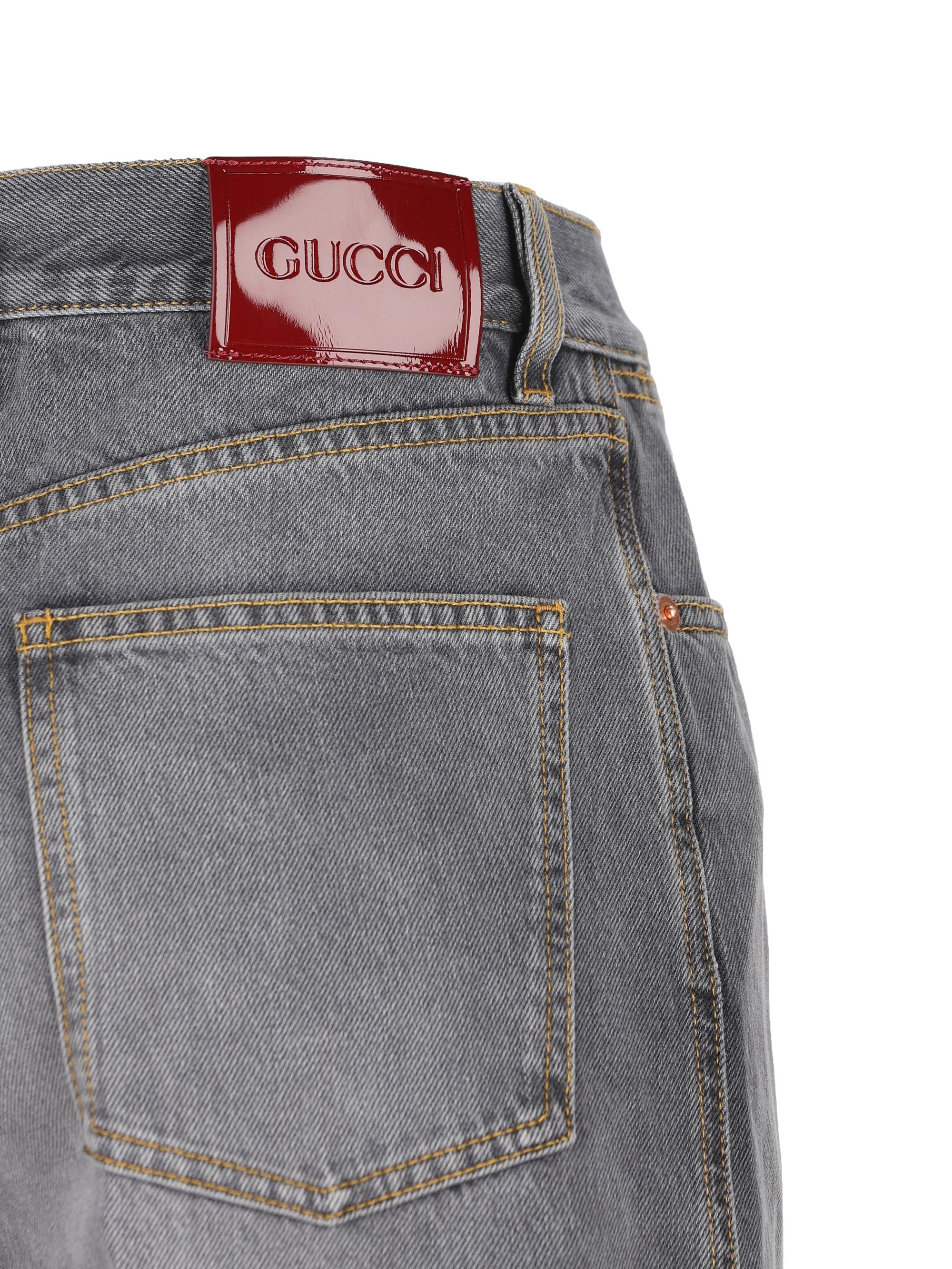 Denim Trousers Gucci – Гарантія оригінальності – збільшений вид