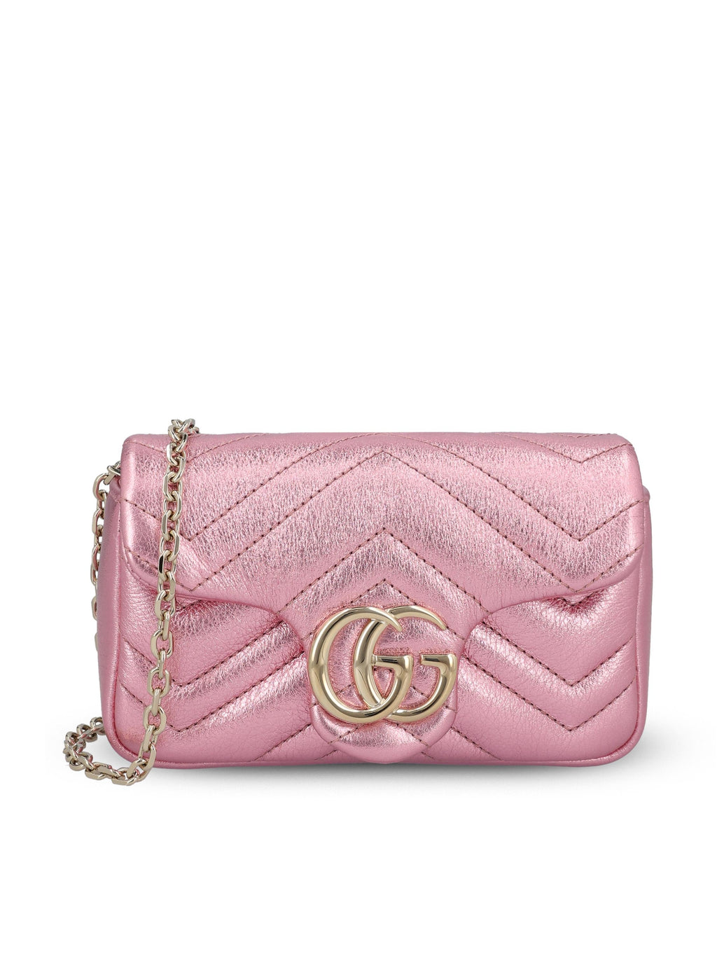Mini Borsa A Spalla Gg Marmont Gucci – Гарантія оригінальності – боковий вид