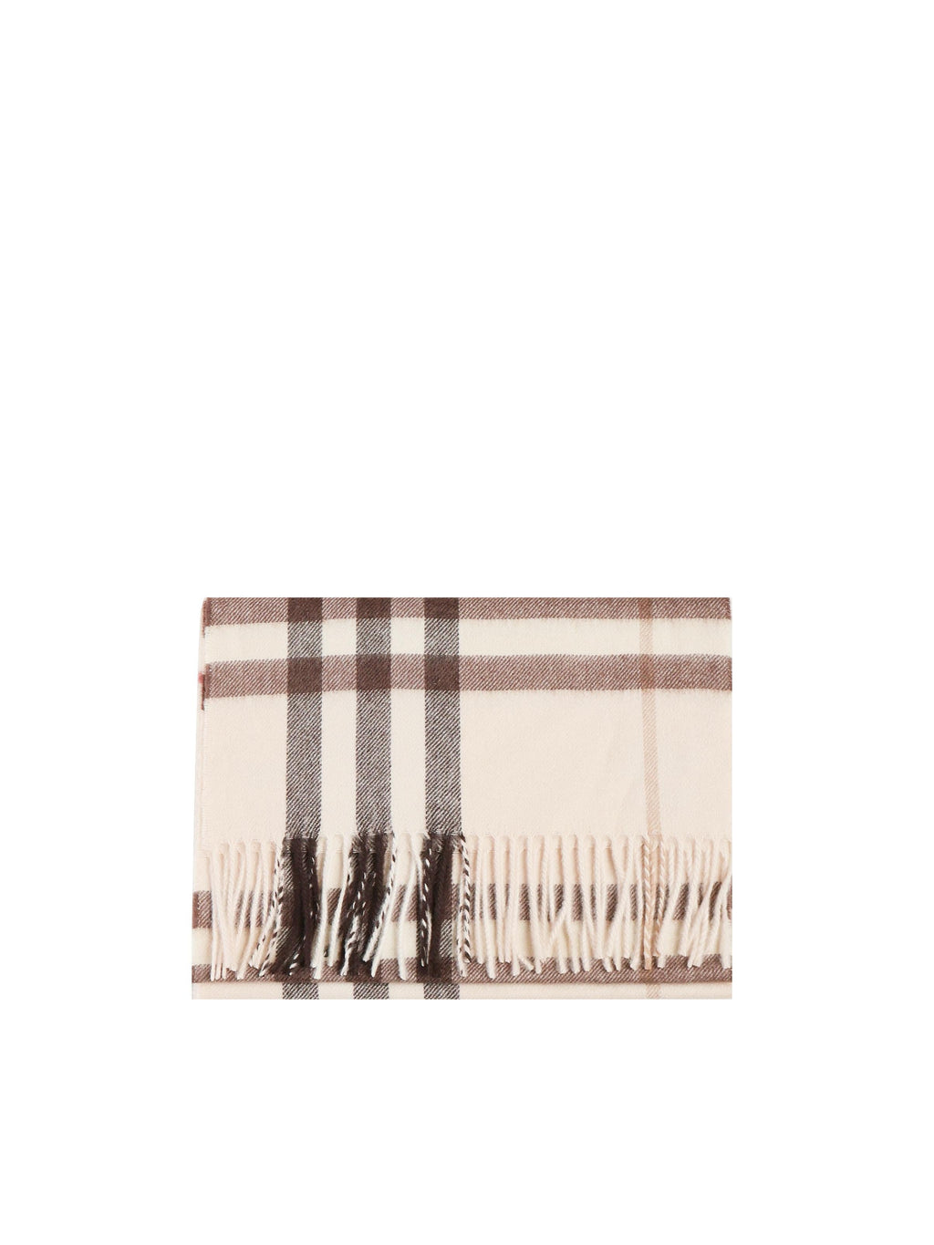 Sciarpa Ampia In Cashmere Check Burberry – Гарантія оригінальності – боковий вид