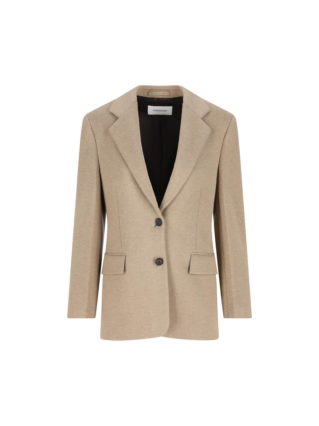 Оригінальна Single Breasted Wool Blazer Salvatore ferragamo – боковий вид