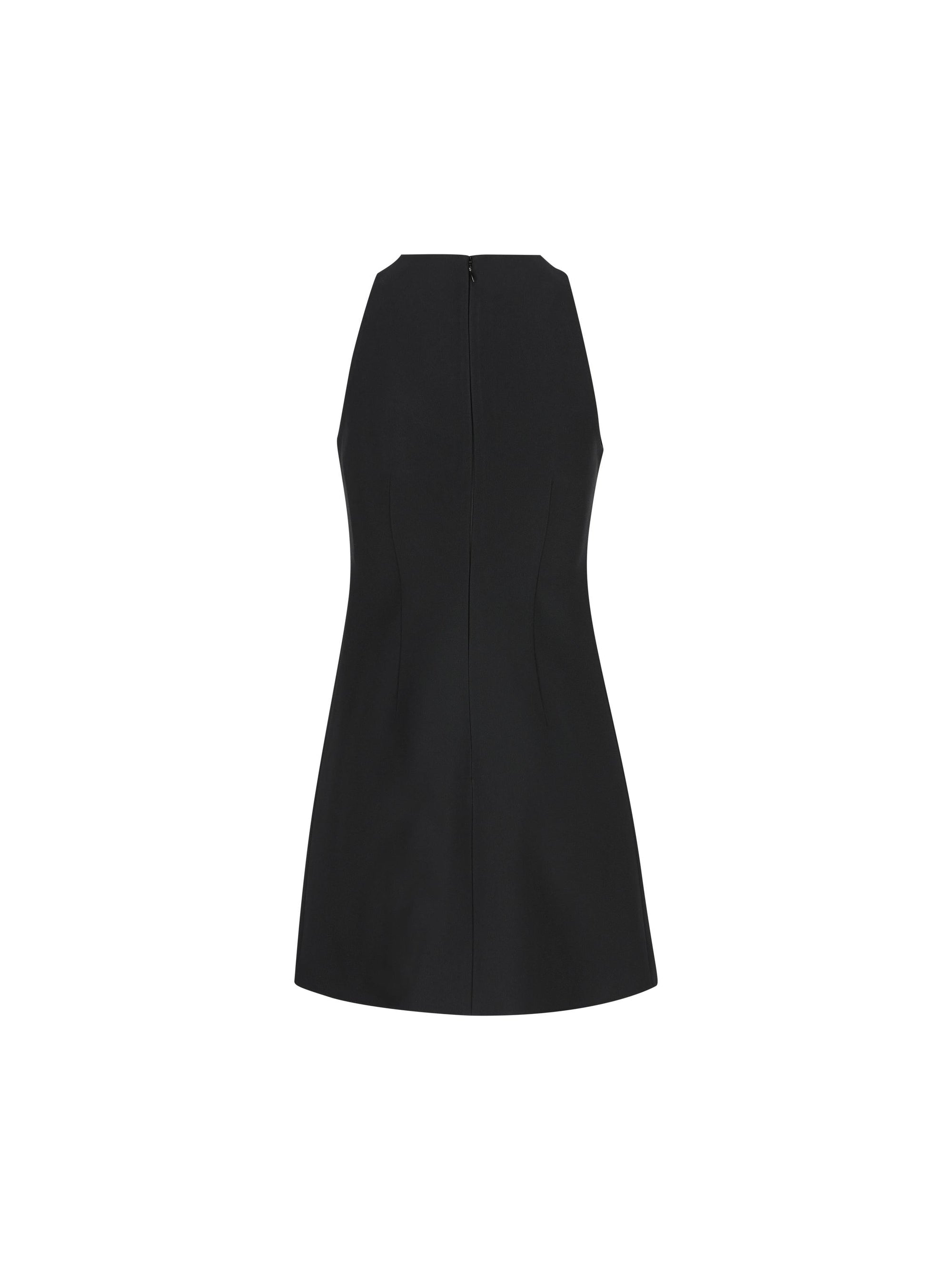 Оригінальна Short Dress In Sablè Prada – вид ззаду