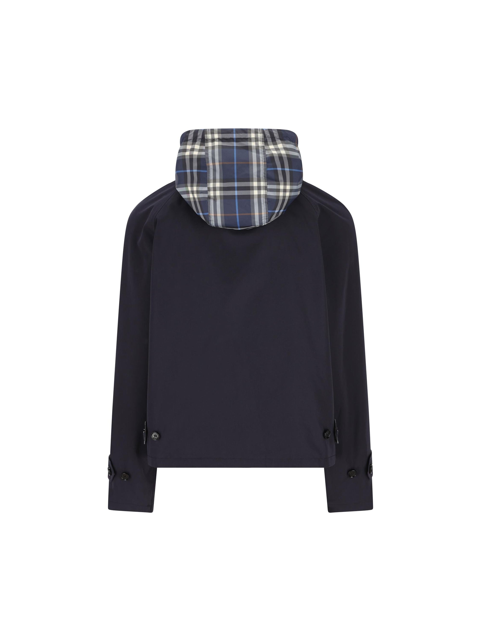 Giacca Reversibile In Cotone Check Burberry – Гарантія оригінальності – вид ззаду