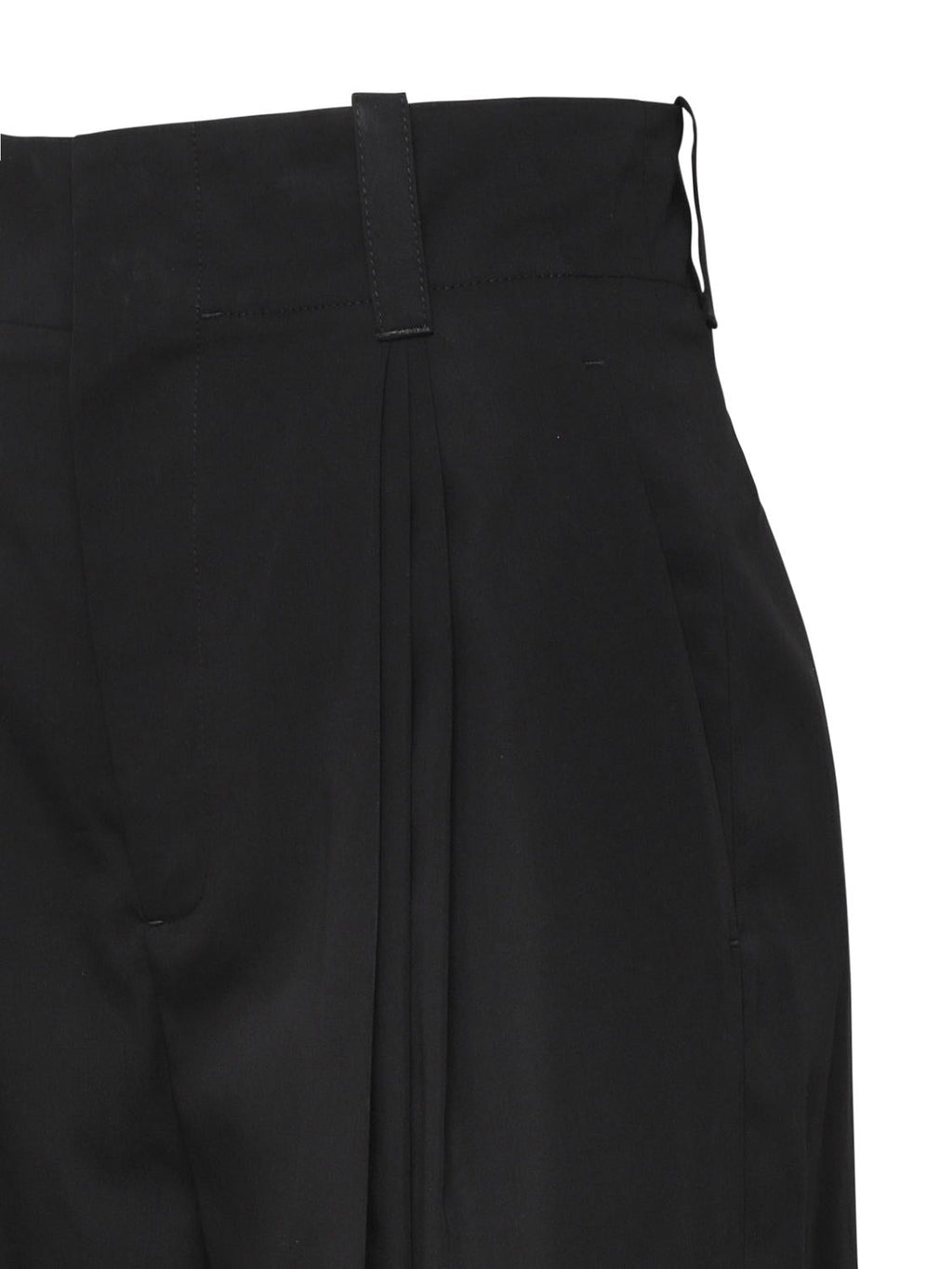 Pantaloni In Lana Grain De Poudre Compatta Bottega veneta – Гарантія оригінальності – вид ззаду