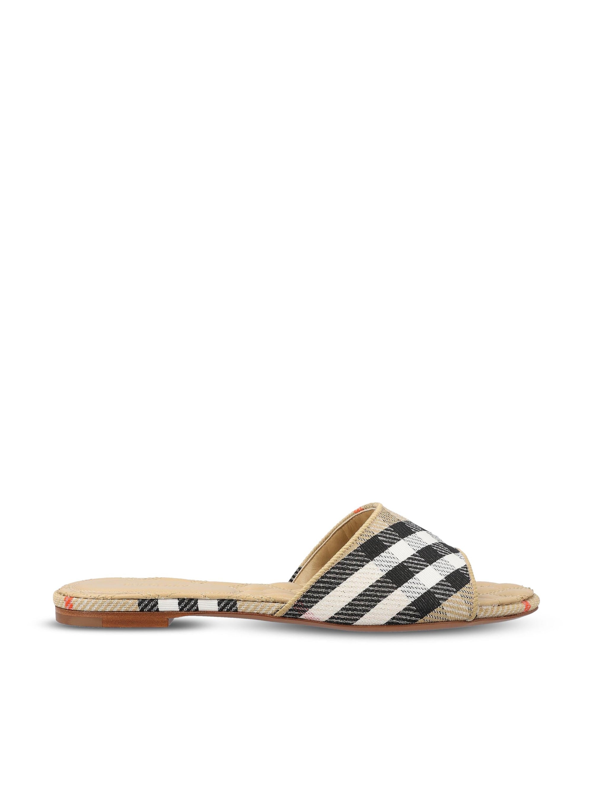 Оригінальна Sloane Check Slides Burberry – боковий вид