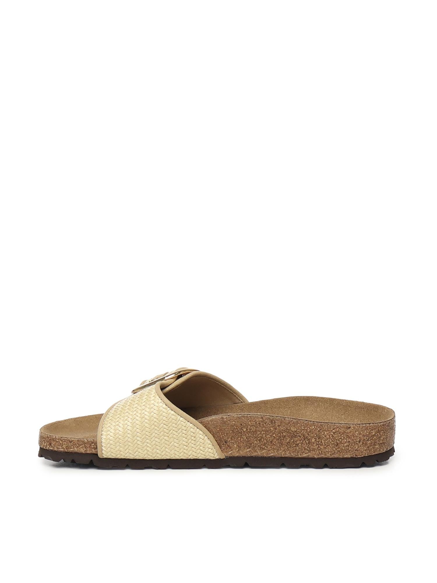 Оригінальна Sandali Madrid Big Buckle Raffia Birkenstock – збільшений вид - BIRKENSTOCK