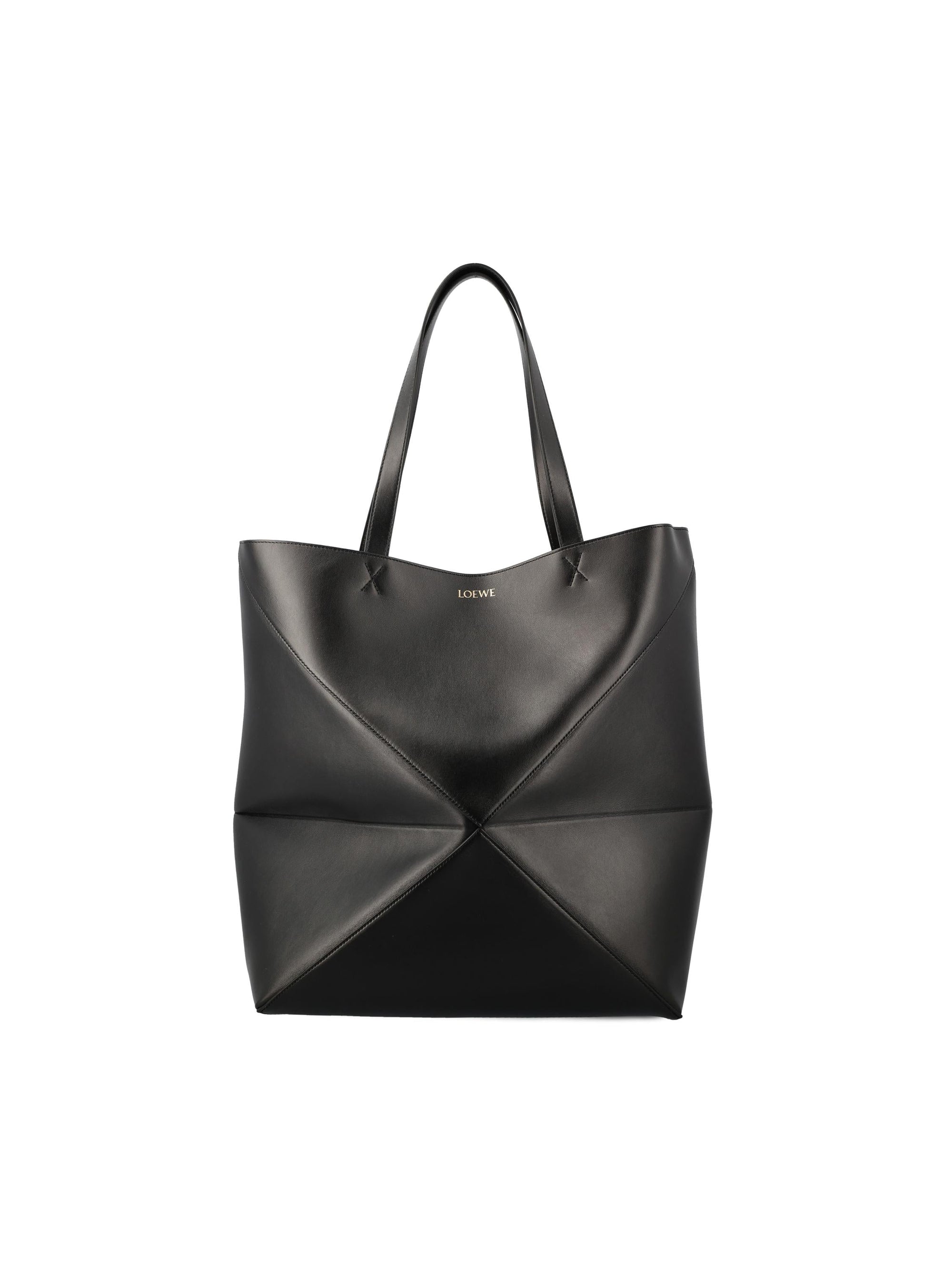 Puzzle Fold Tote XL Bag Loewe – Гарантія оригінальності – боковий вид
