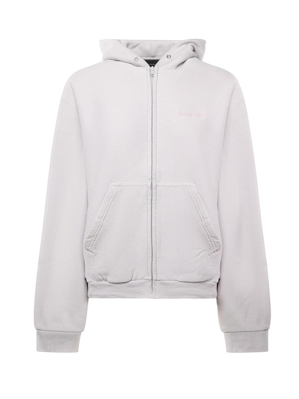 Hoodie Con Zip Balenciaga Back In Pile Dry Balenciaga оригінал – Купити в Україні – боковий вид