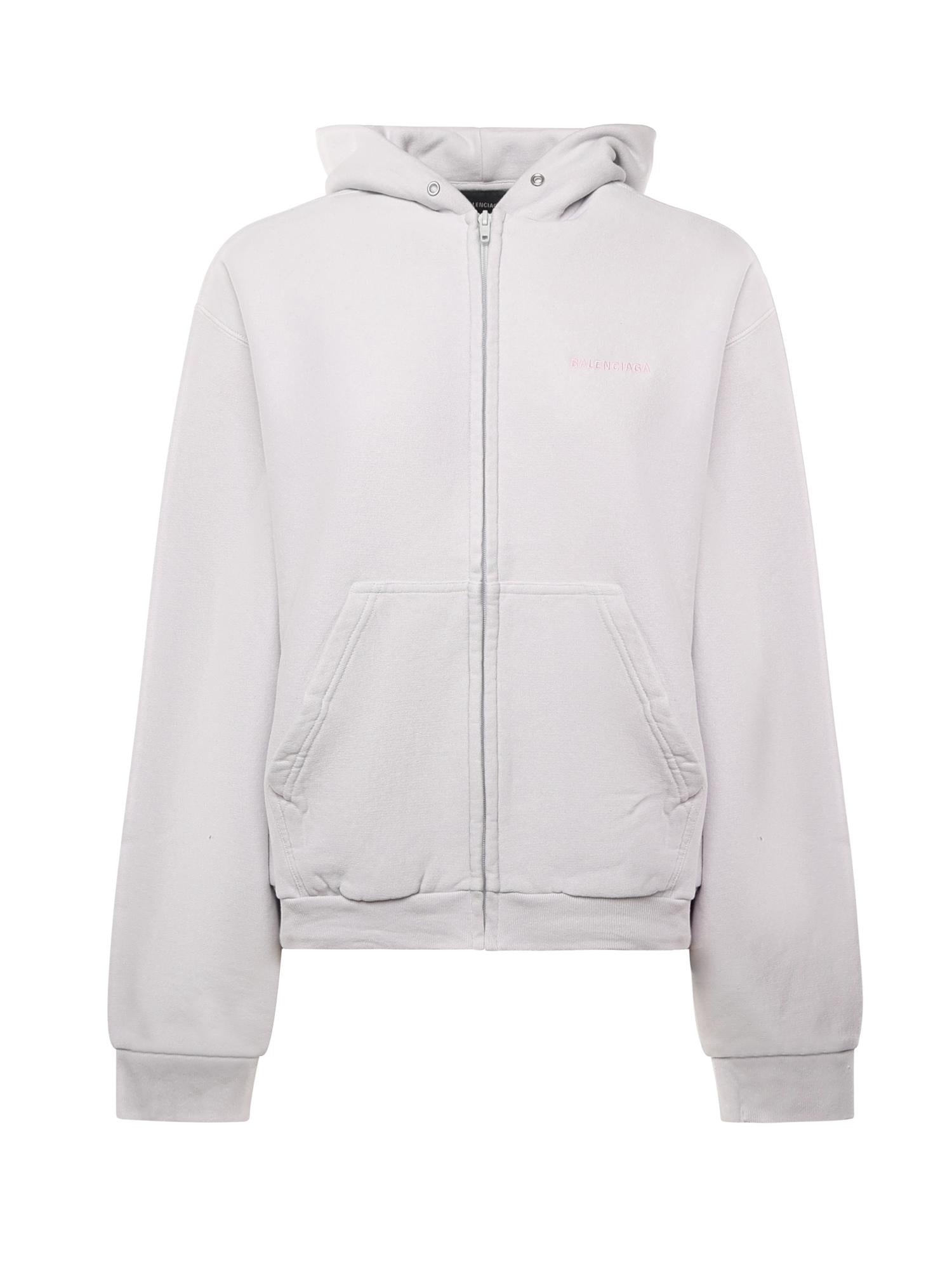 Hoodie Con Zip Balenciaga Back In Pile Dry Balenciaga оригінал – Купити в Україні – боковий вид