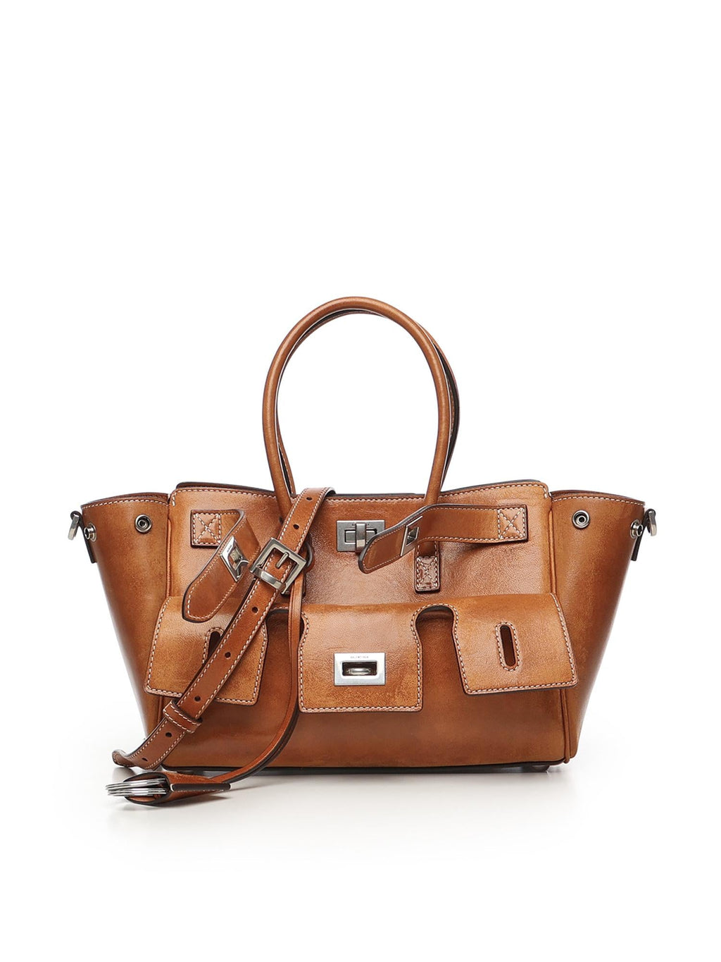 Оригінальна Borsa Carry All Bel Air Mini In Pelle Balenciaga – боковий вид