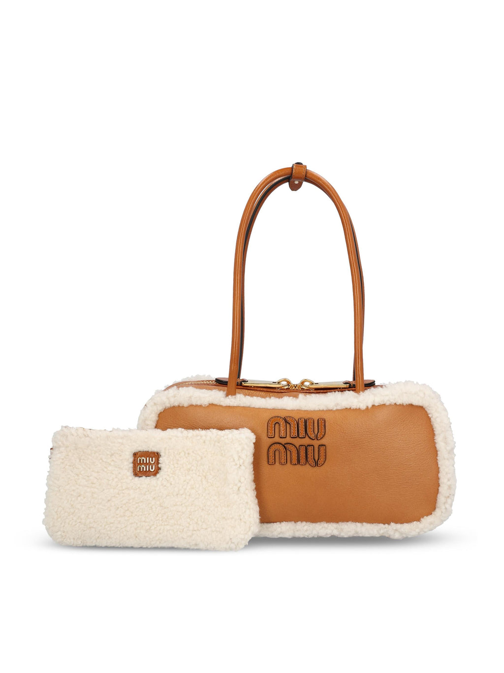 Arcadie Leather Bag Miu miu – Гарантія оригінальності – боковий вид