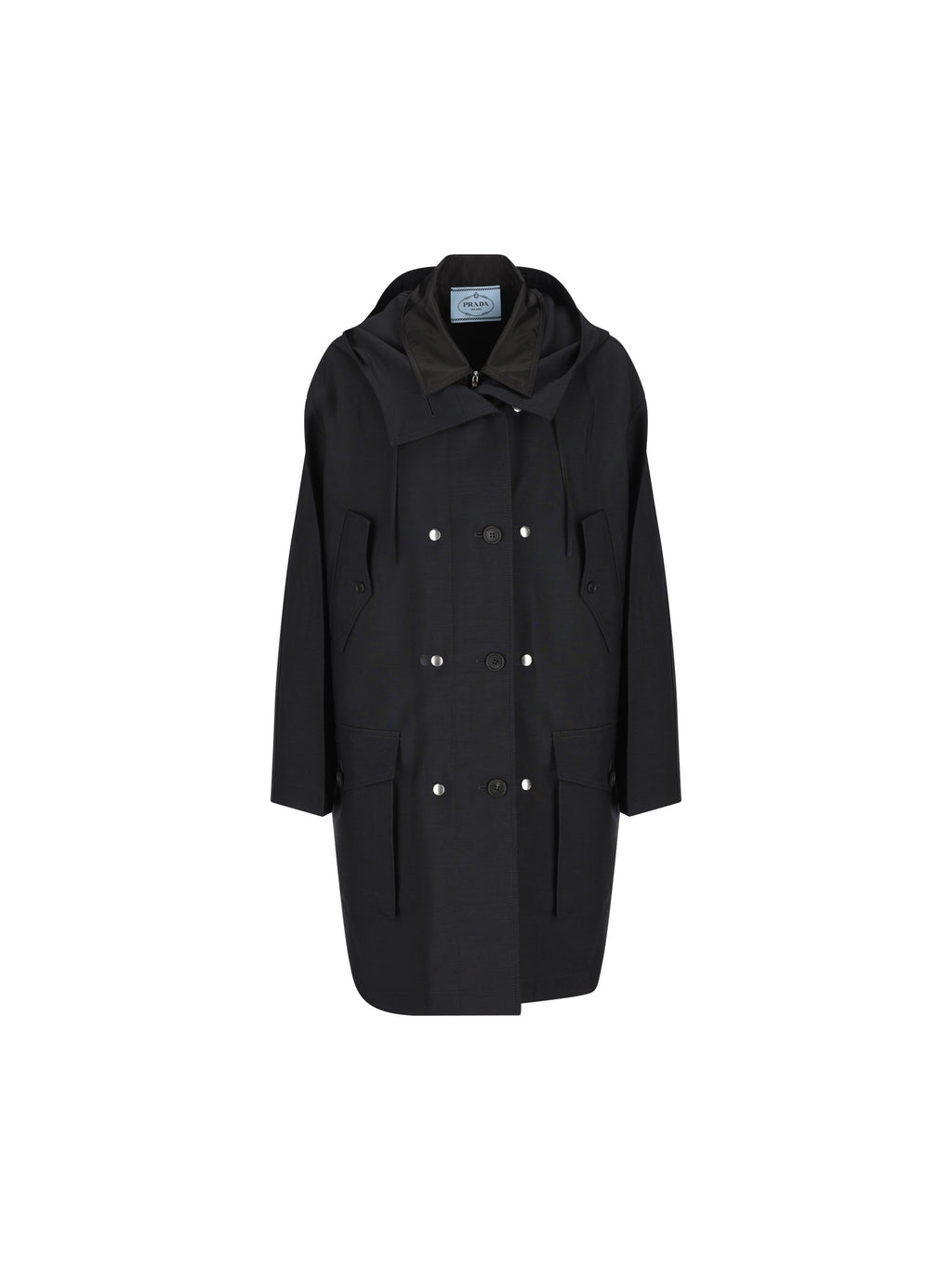 Parka In Lana E Mohair Prada – Гарантія оригінальності – боковий вид