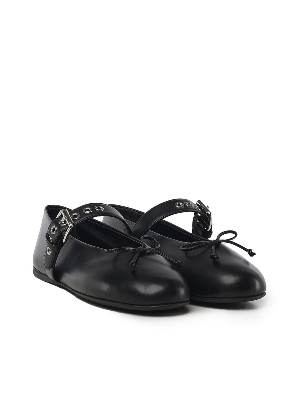 Оригінальна Ballerine In Pelle Miu miu – вид ззаду