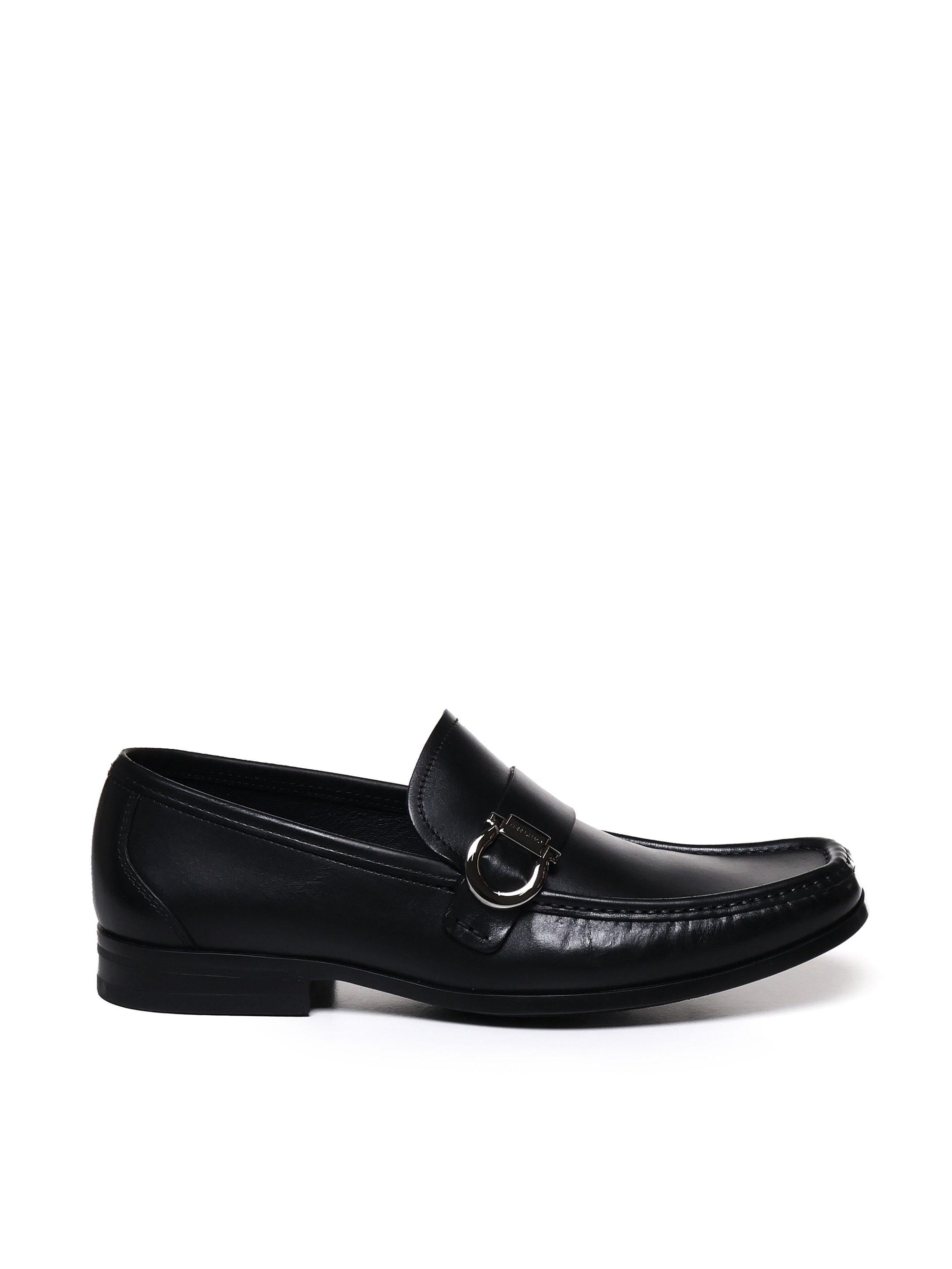 Mocassini In Pelle Gancini Salvatore ferragamo оригінал – Купити в Україні – боковий вид