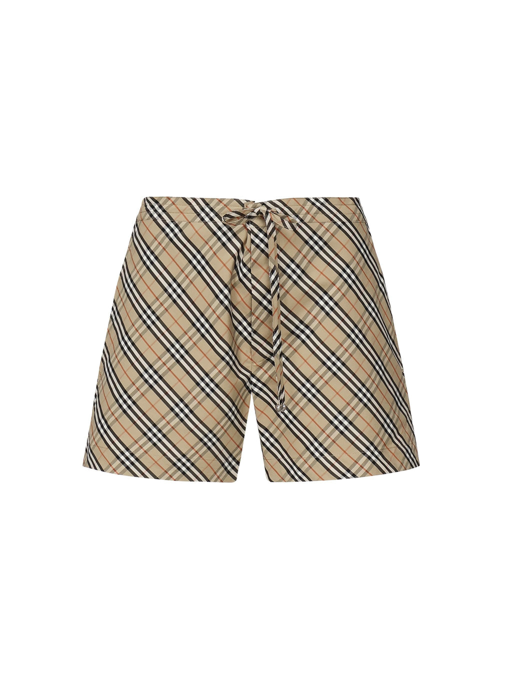 Shorts In Cotone Check Burberry оригінал – Купити в Україні – боковий вид