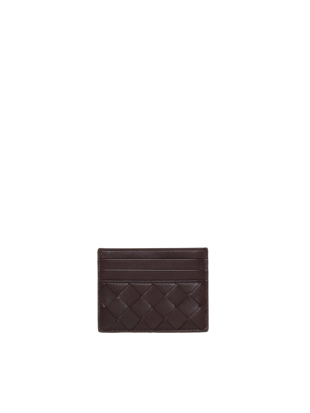 Porta Carte DI Credito Intrecciato Bottega veneta – Гарантія оригінальності – боковий вид