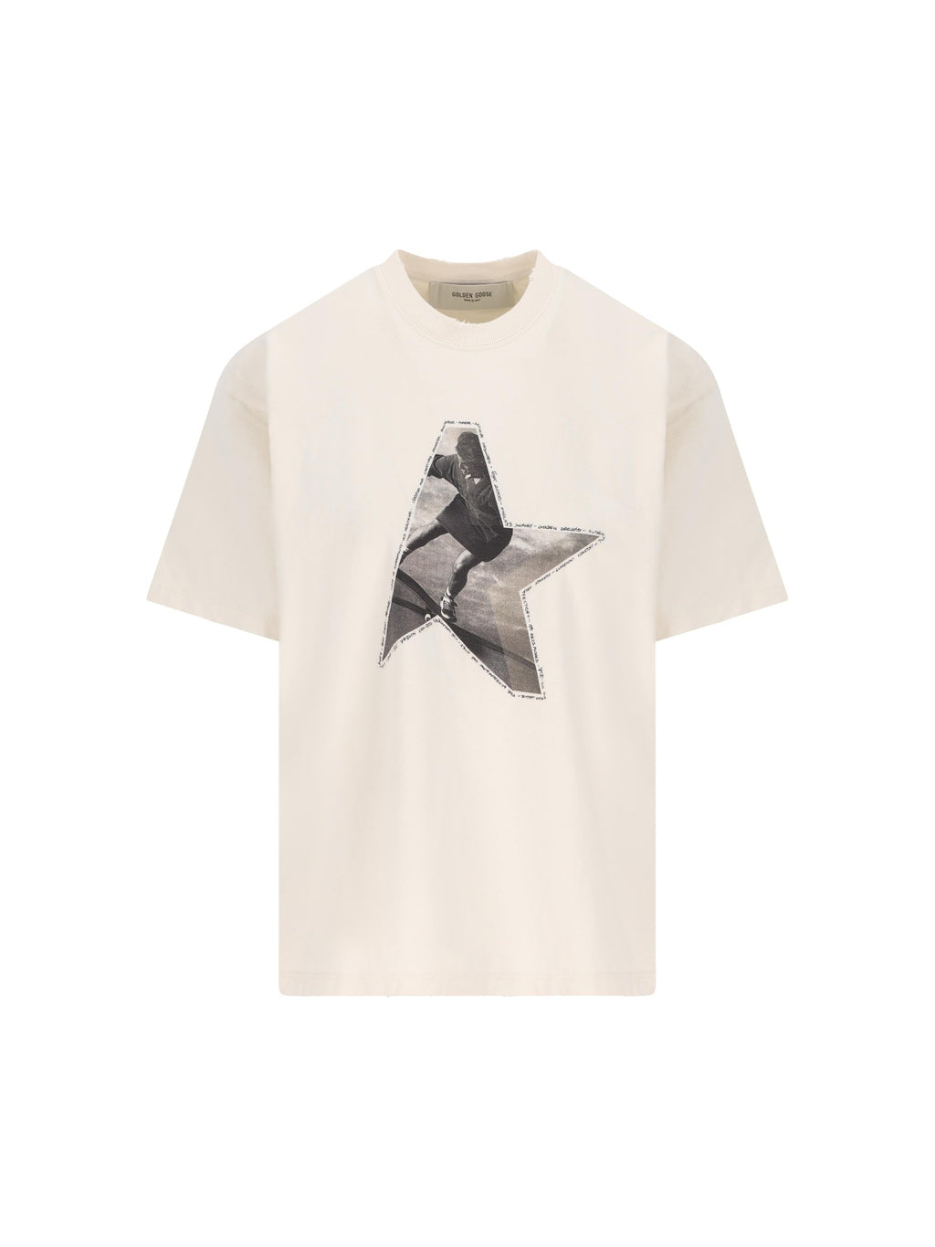Оригінальна Cotton T Shirt Golden goose – боковий вид