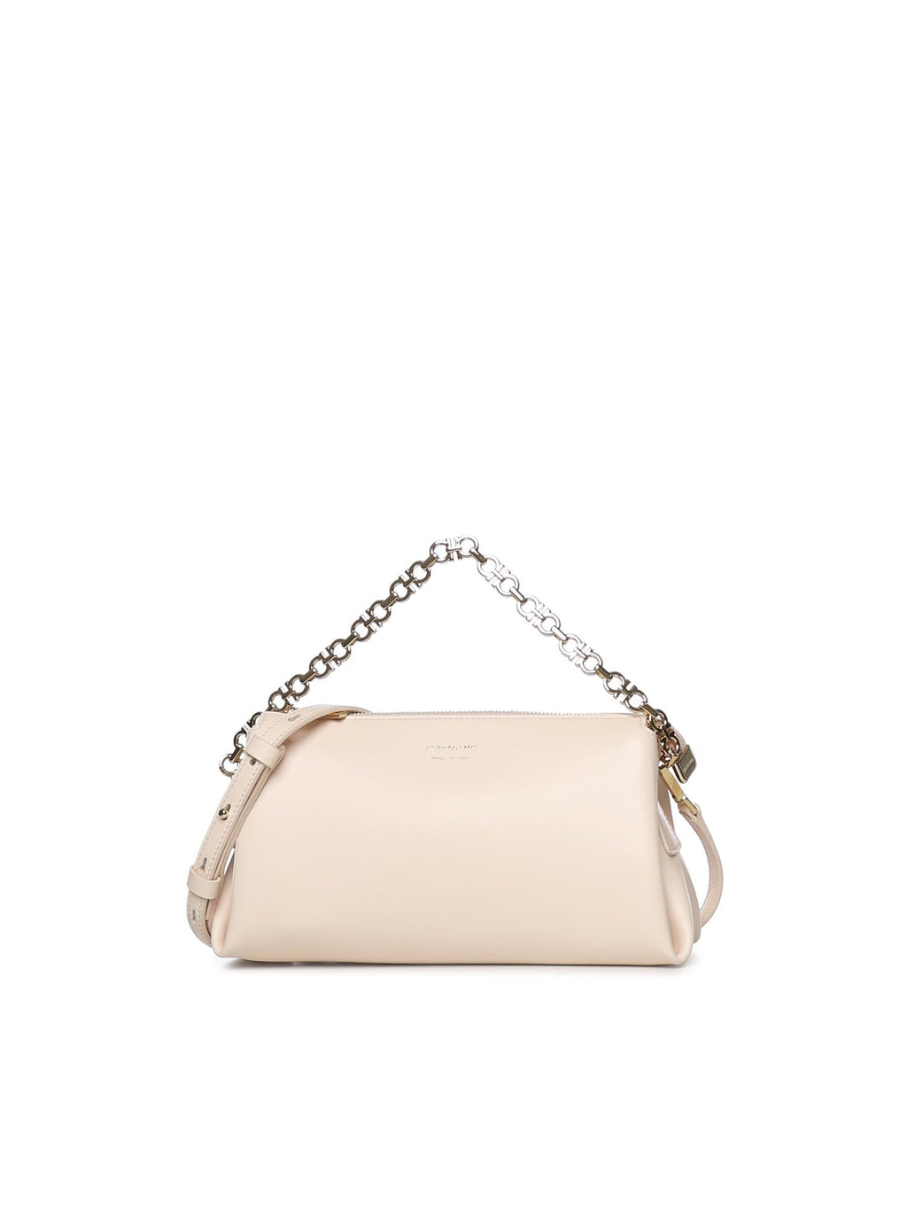 Оригінальна Mini Bag In Pelle Con Logo Salvatore ferragamo – боковий вид