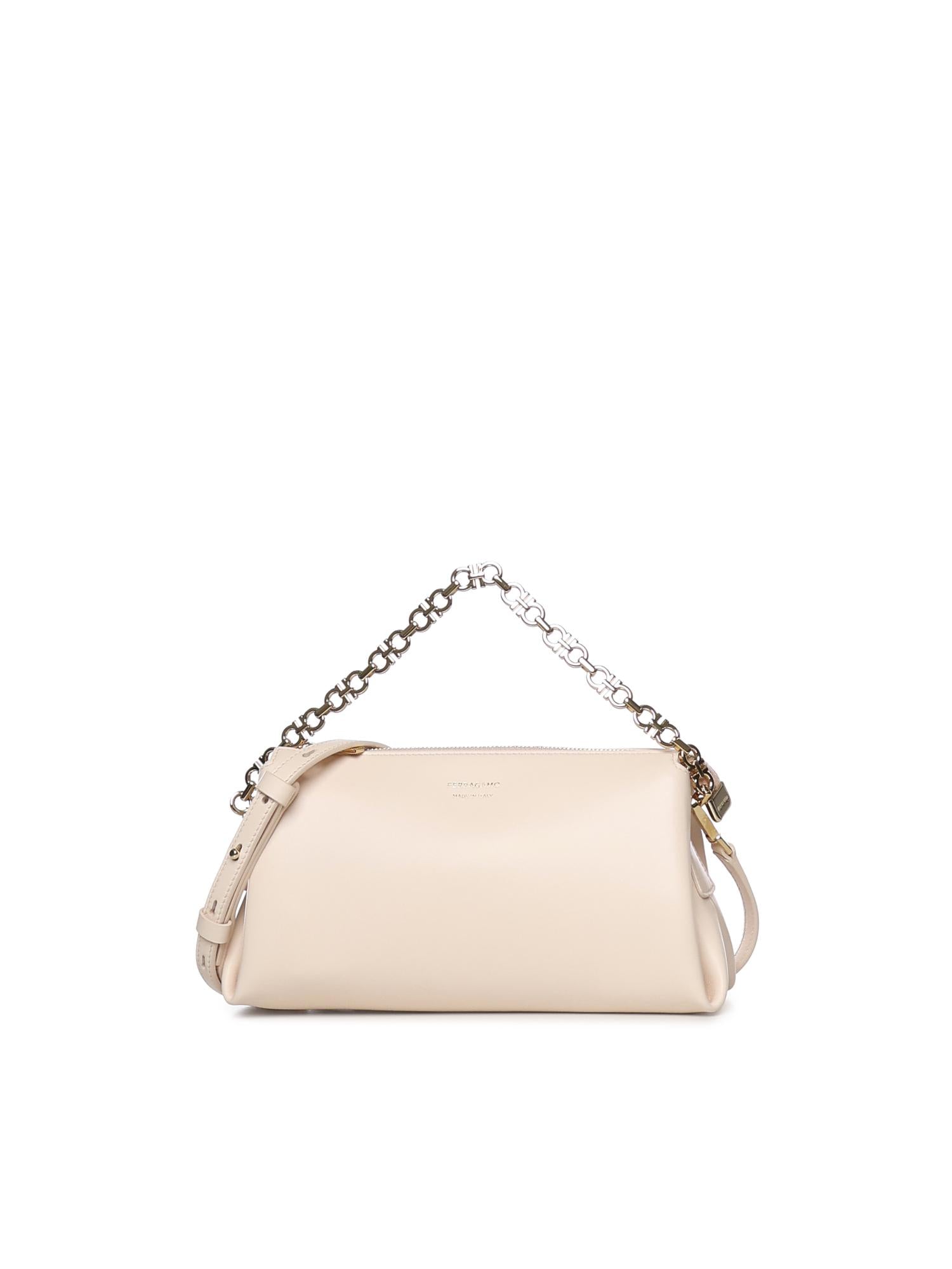 Оригінальна Mini Bag In Pelle Con Logo Salvatore ferragamo – боковий вид
