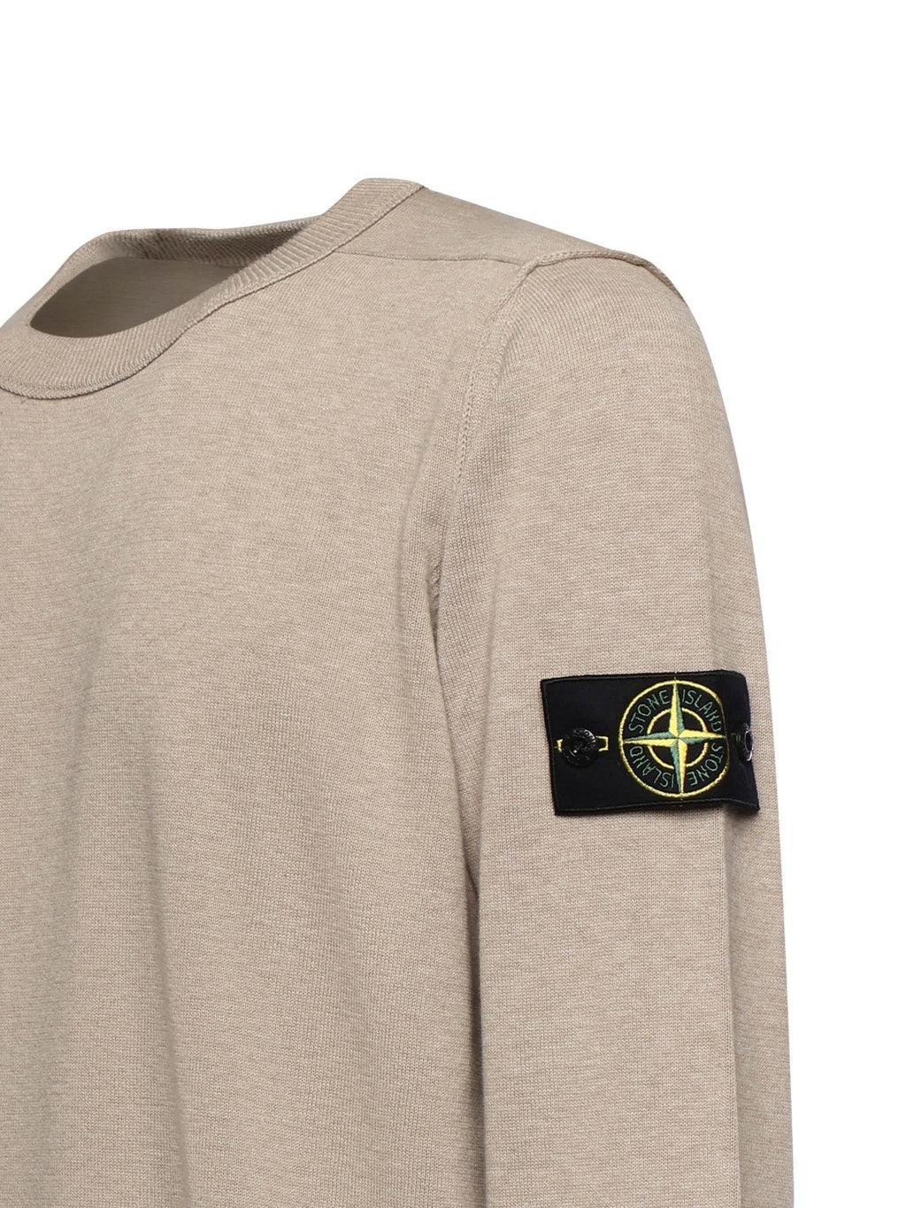 Оригінальна Maglione In Cotone Con Logo Stone island – вид ззаду