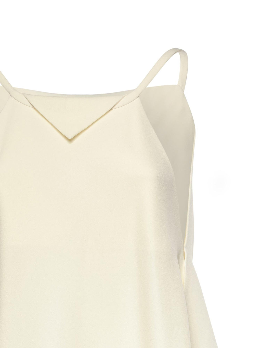 Top A Sciarpa In Crêpe DI Lana E Seta Balenciaga – Гарантія оригінальності – вид ззаду