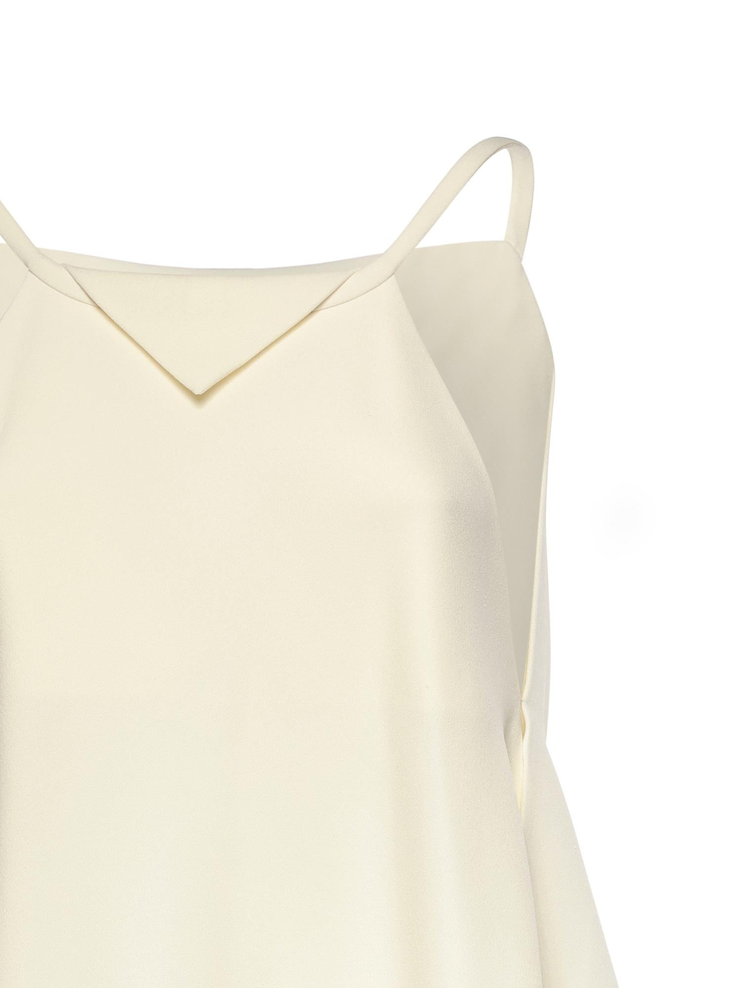 Top A Sciarpa In Crêpe DI Lana E Seta Balenciaga – Гарантія оригінальності – вид ззаду