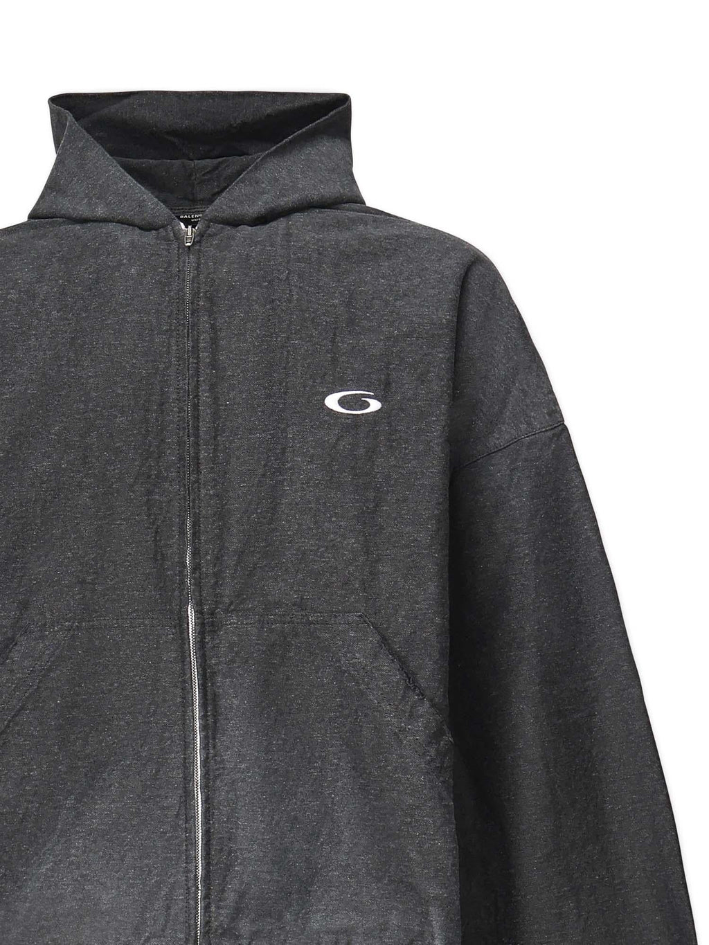 Hoodie Trompe Lœil Balenciaga оригінал – Купити в Україні – вид ззаду