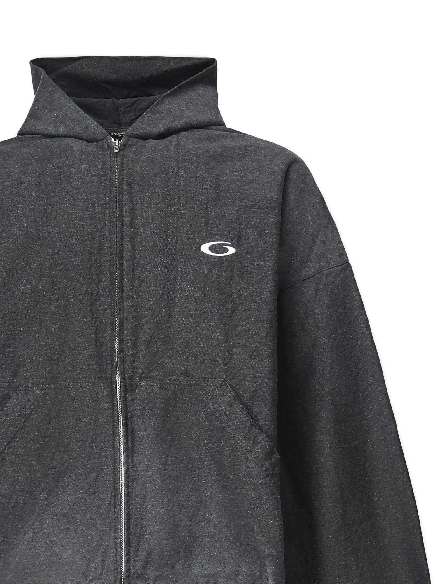 Hoodie Trompe Lœil Balenciaga оригінал – Купити в Україні – вид ззаду