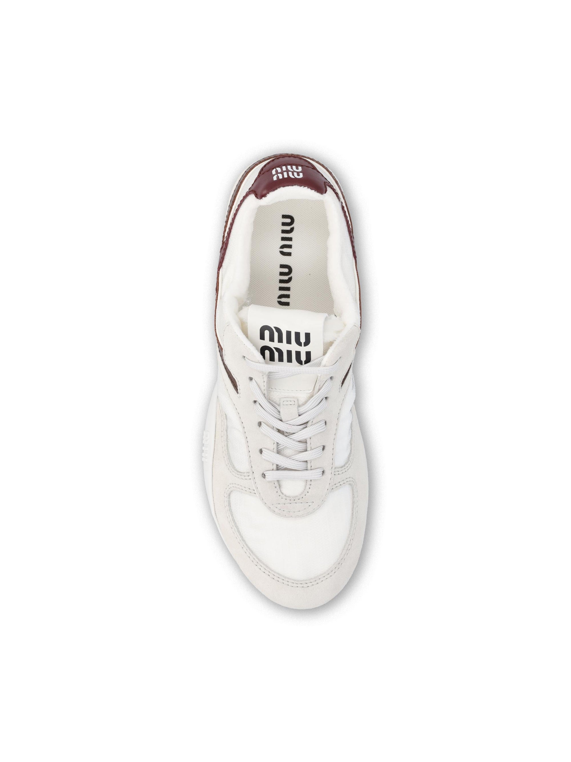 Оригінальна Gymnasium Sneakers In Fabric And Leather Miu miu – збільшений вид