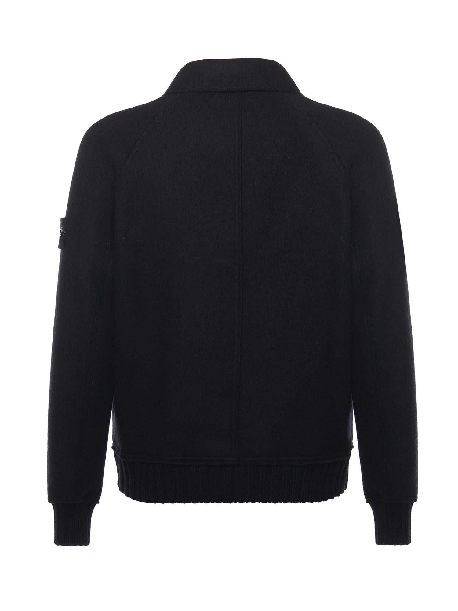 Оригінальна Coach Jacket In Feltro DI Lana Rws Stone island – детальний вид
