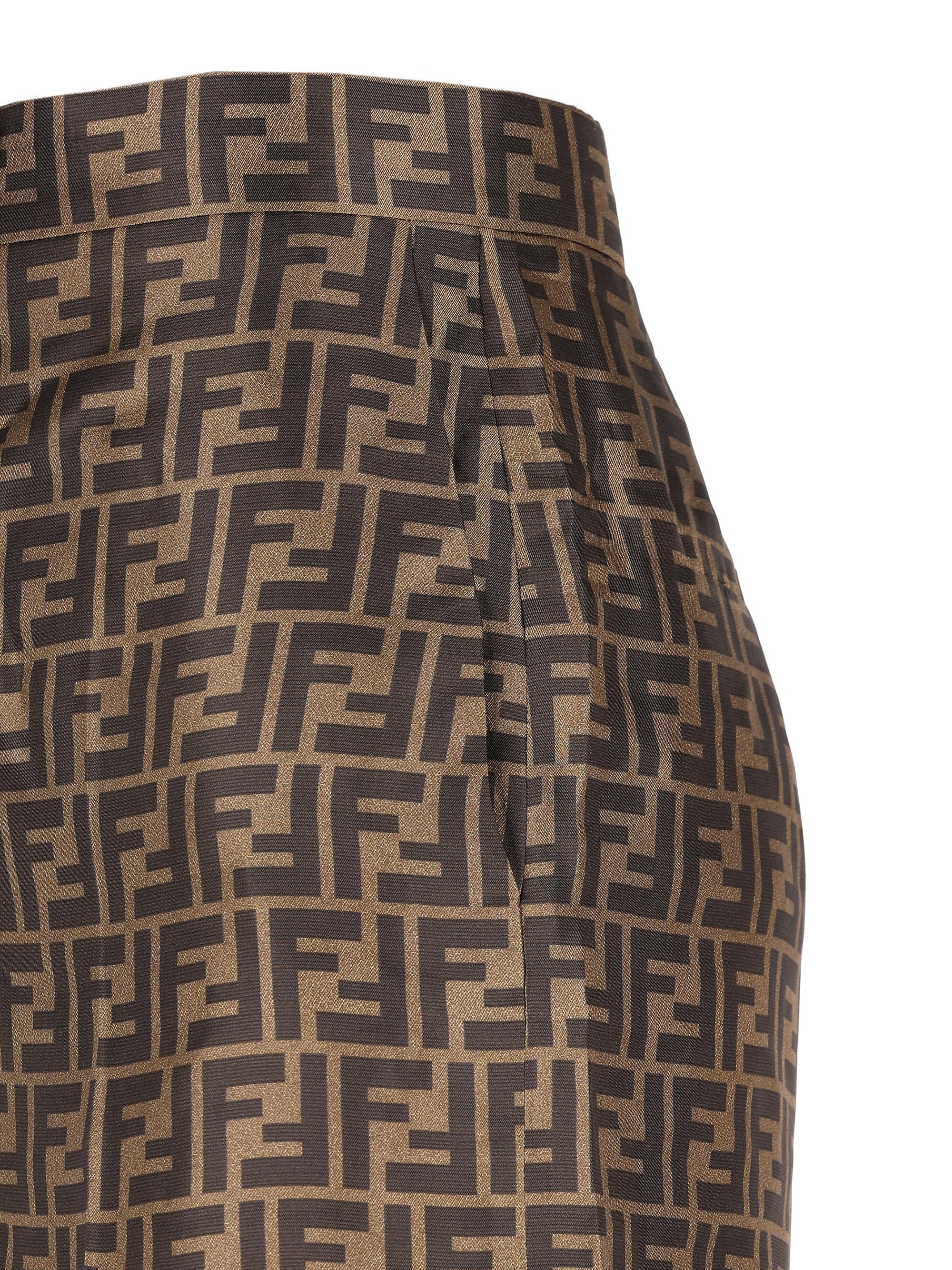 Silk Trousers Fendi – Гарантія оригінальності – детальний вид